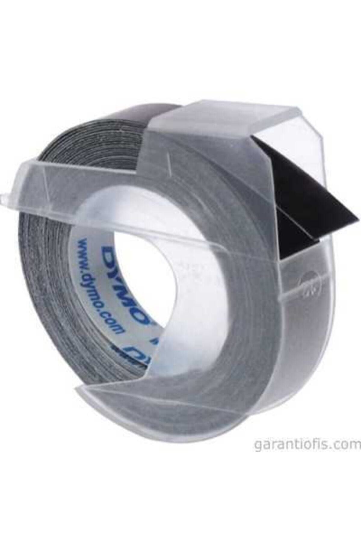 Dymo 3d Kabartma Şerit Siyah 9mm X 3mt