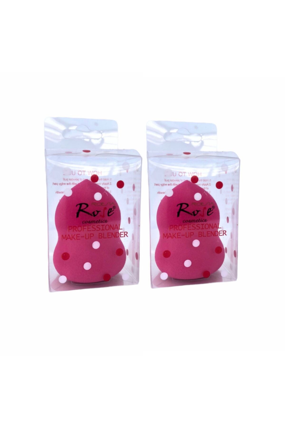 Roesıa Rose Cosmetics Çok Yönlü Çiftli Armut Makyaj Süngeri
