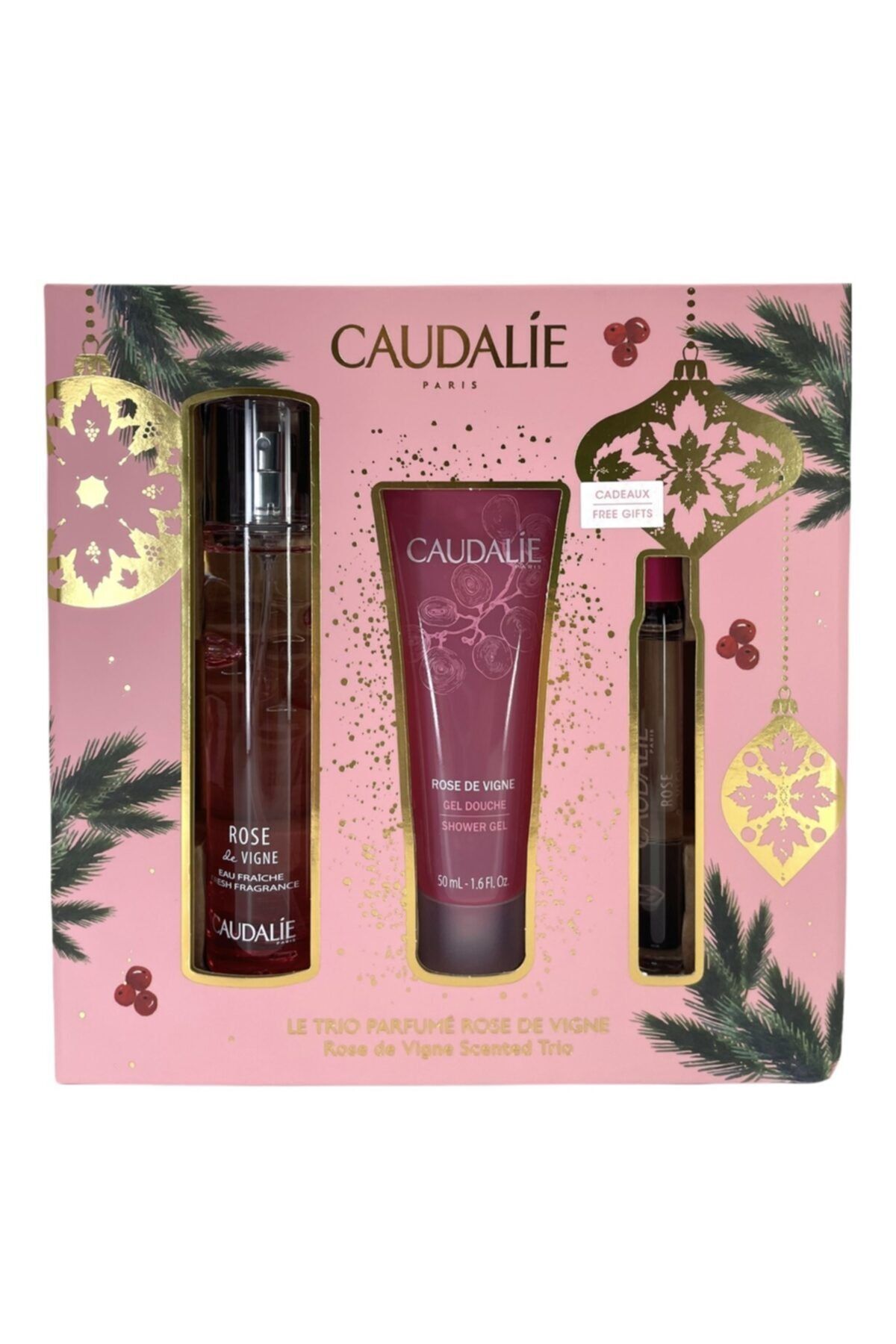 Caudalie Rose De Vigne Set 2021 (yeni) / 50 Ml Parfüm & 50 Ml Duş Jeli & 10 Ml Roll-on