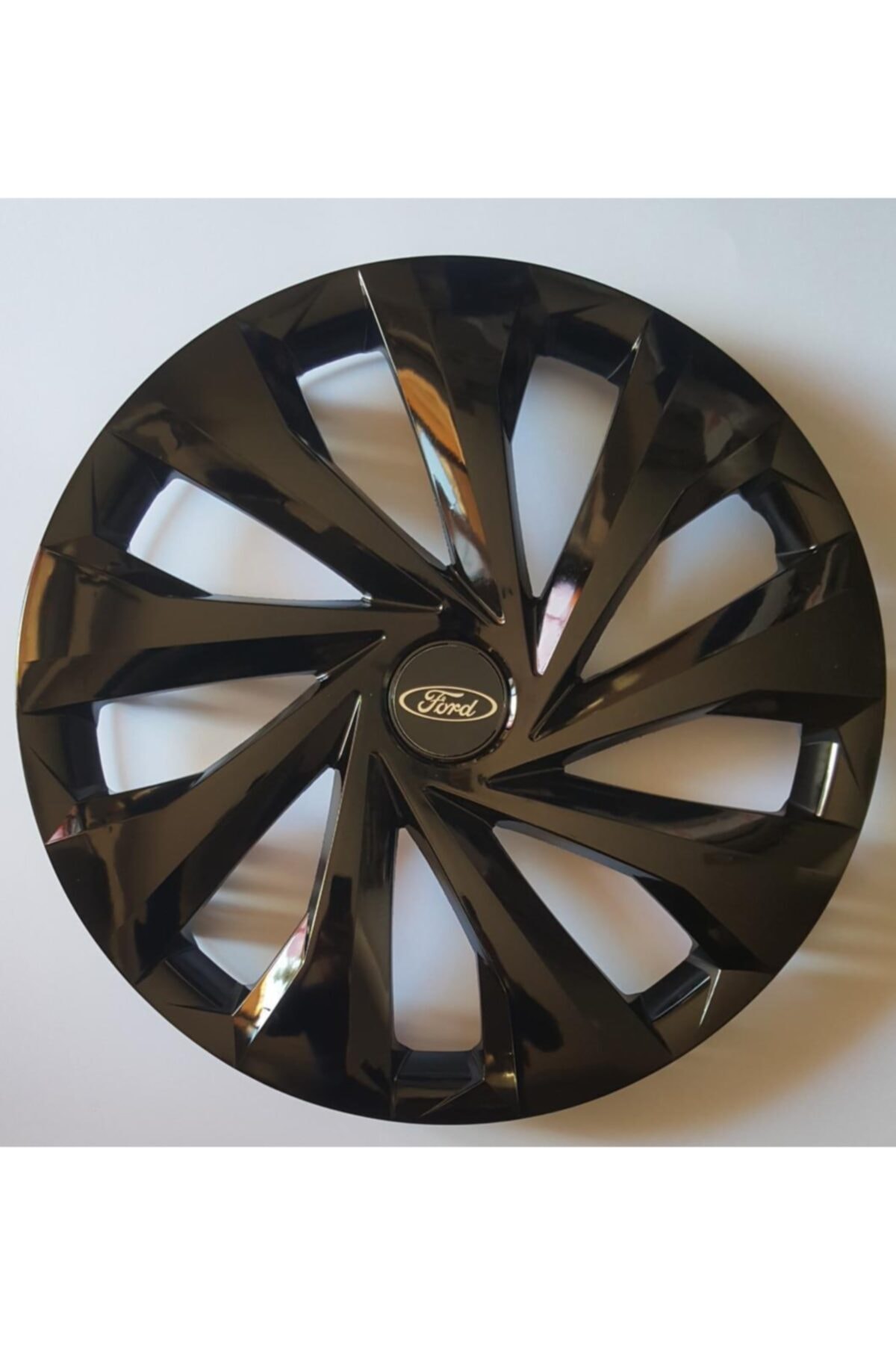 Avsaroto Tourneo Courier 15'' Inç Piano Black Parlak Siyah 4'lü Set Jant Kapağı