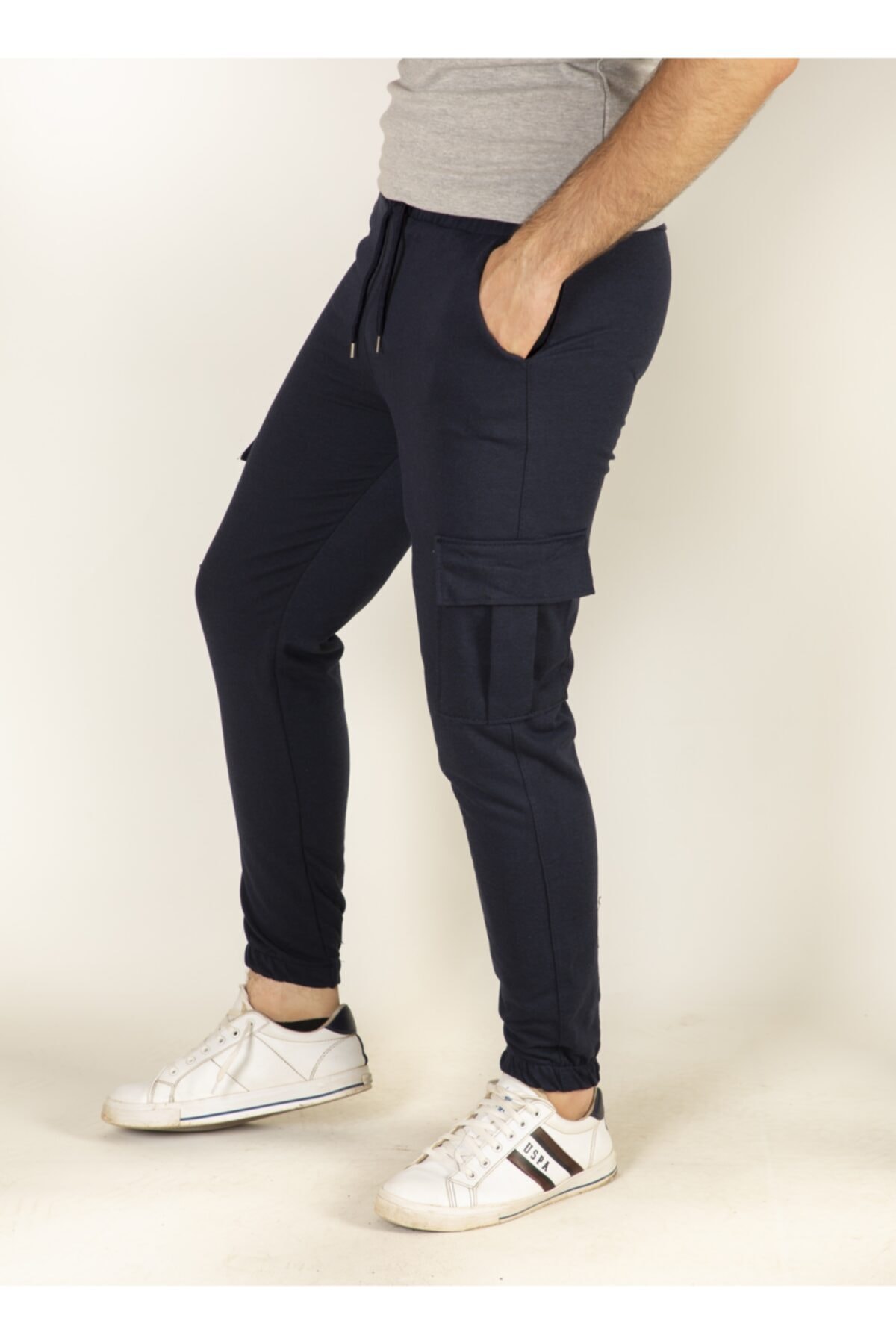EX SPORT İMALAT TOPTAN SPOR GİYİM Cepli Unisex Eşofman Altı Lacivert