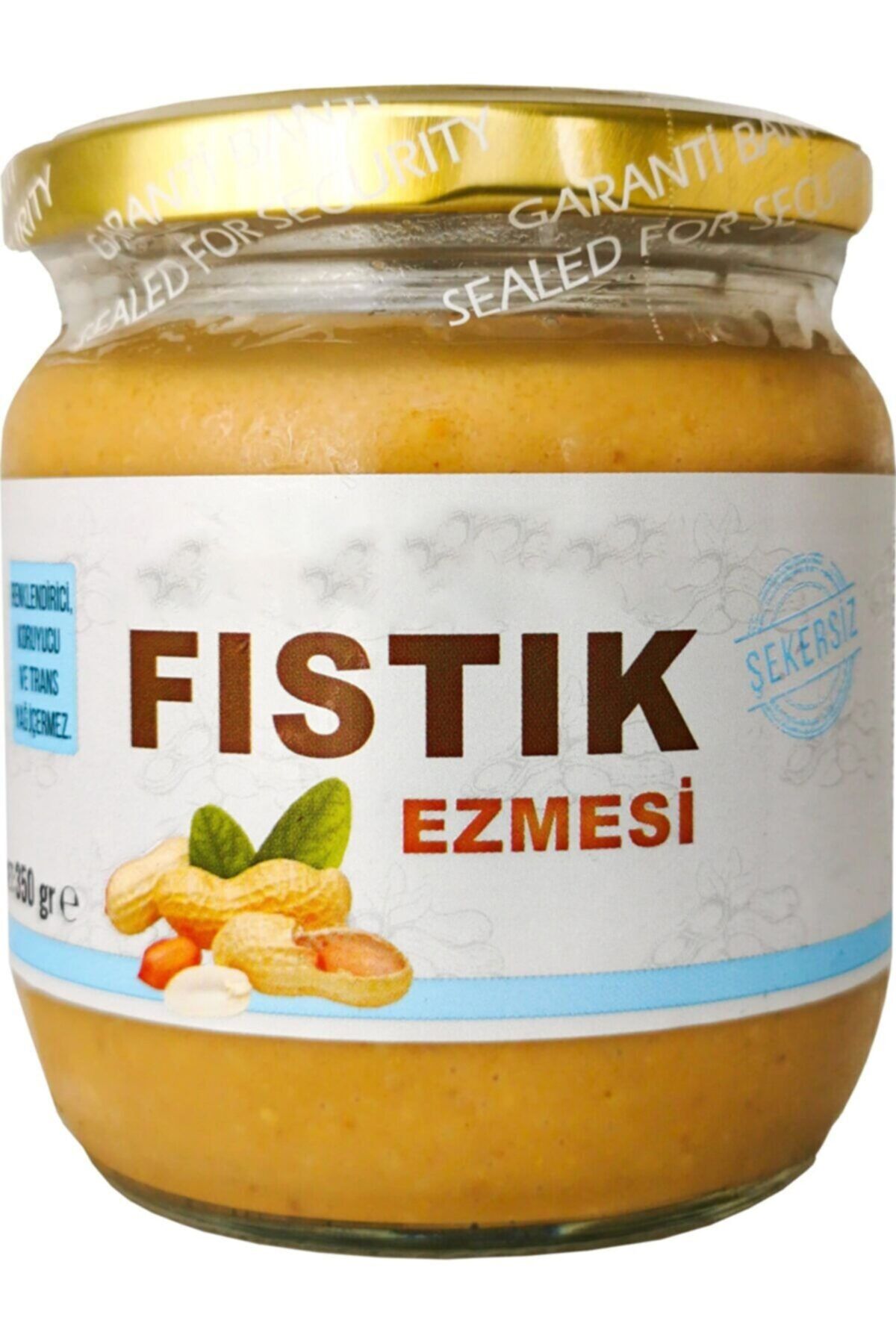 MiaNaturel %100 Saf Şekersiz Katkısız Fıstık Ezmesi 350g Cam 350gr Fıstık Ezmesi