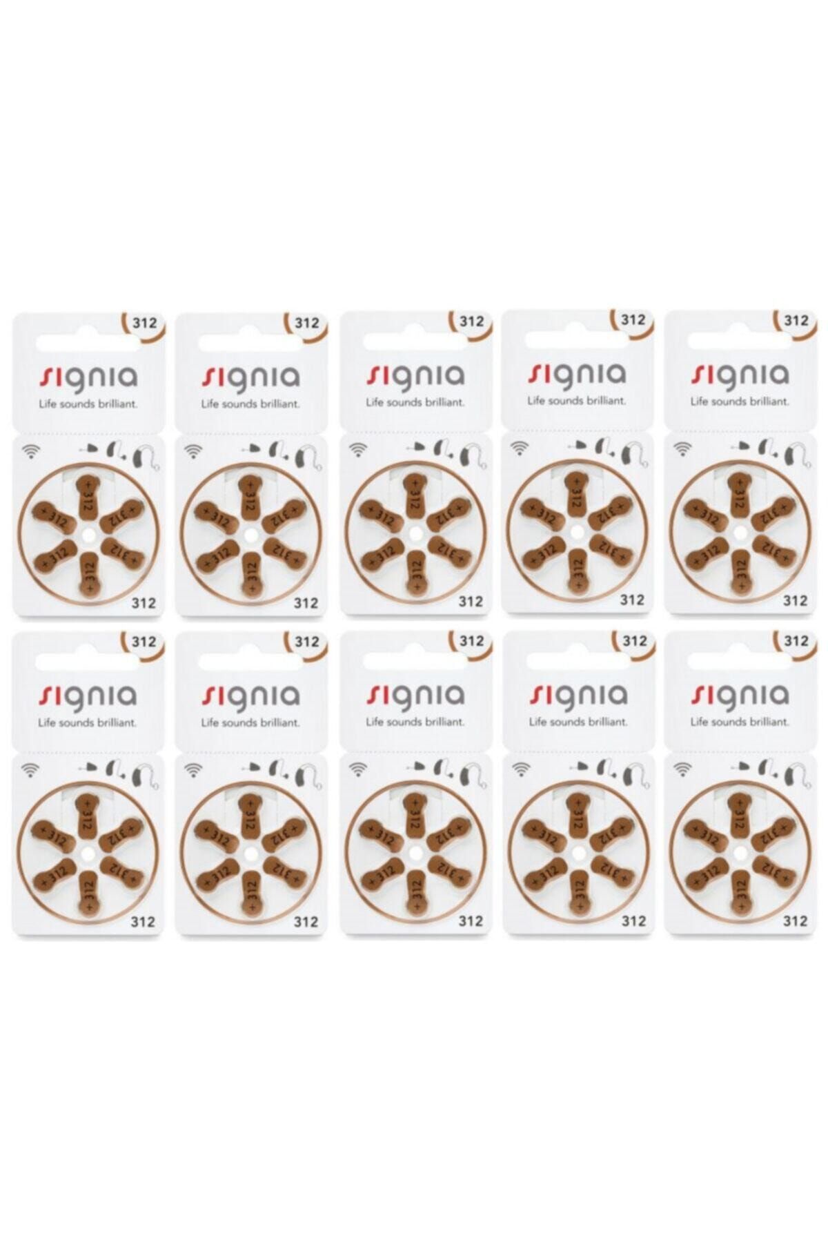 Signia 312 Numara İşitme Cihazı Pili 60'lı