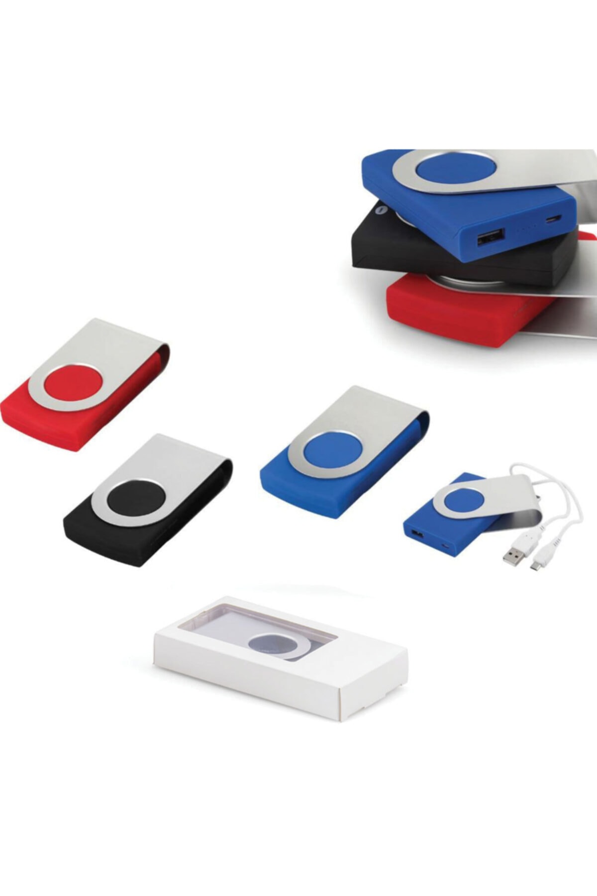 ozdoganpromosyon 4000 Mah Power Bank Mobil Şarj Cihazı