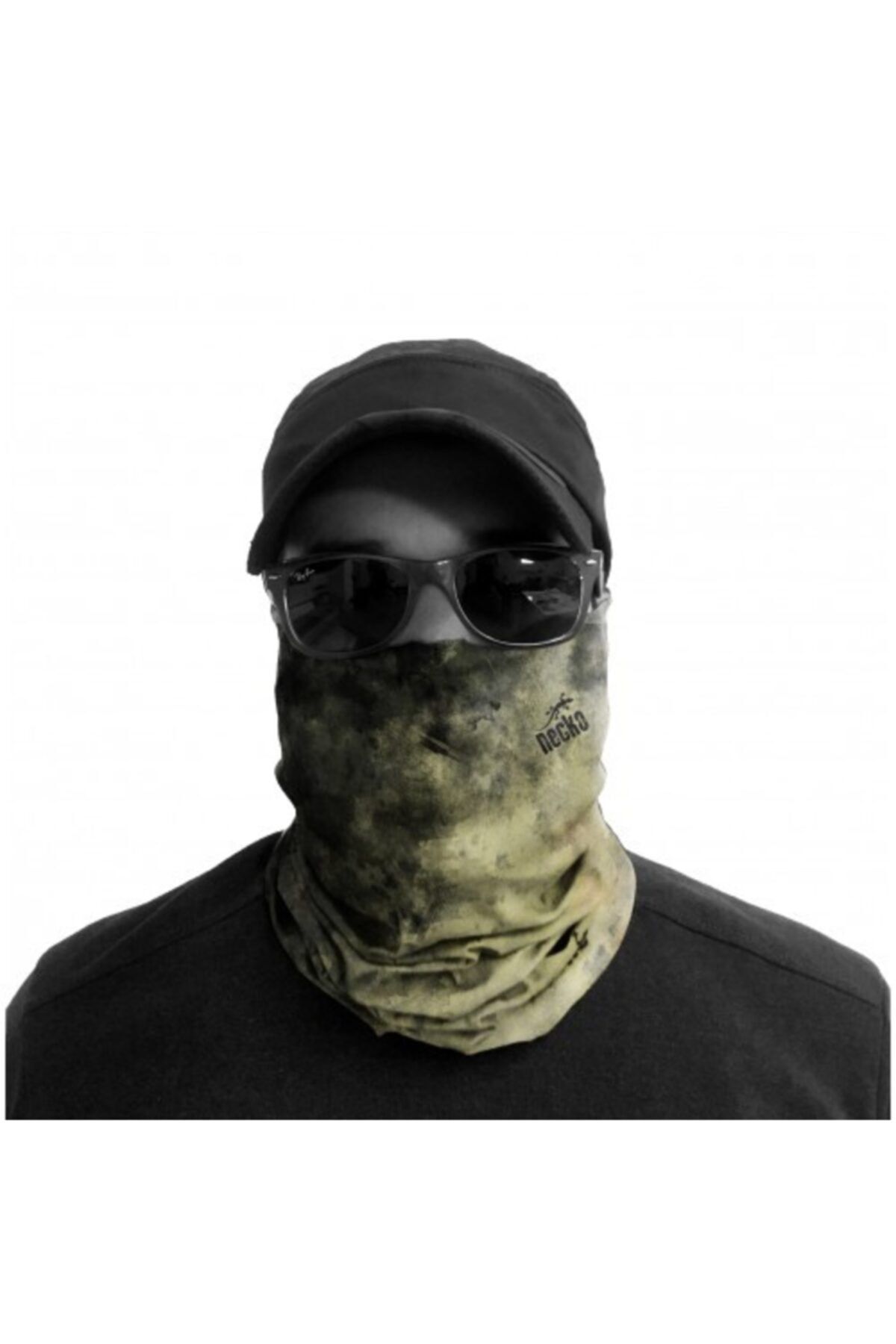 NECKO Headwear Yeşillik Bandana Çok Fonksiyonlu Tüp Bandana Boyunluk Kafa Bandı Yüz Maskesi