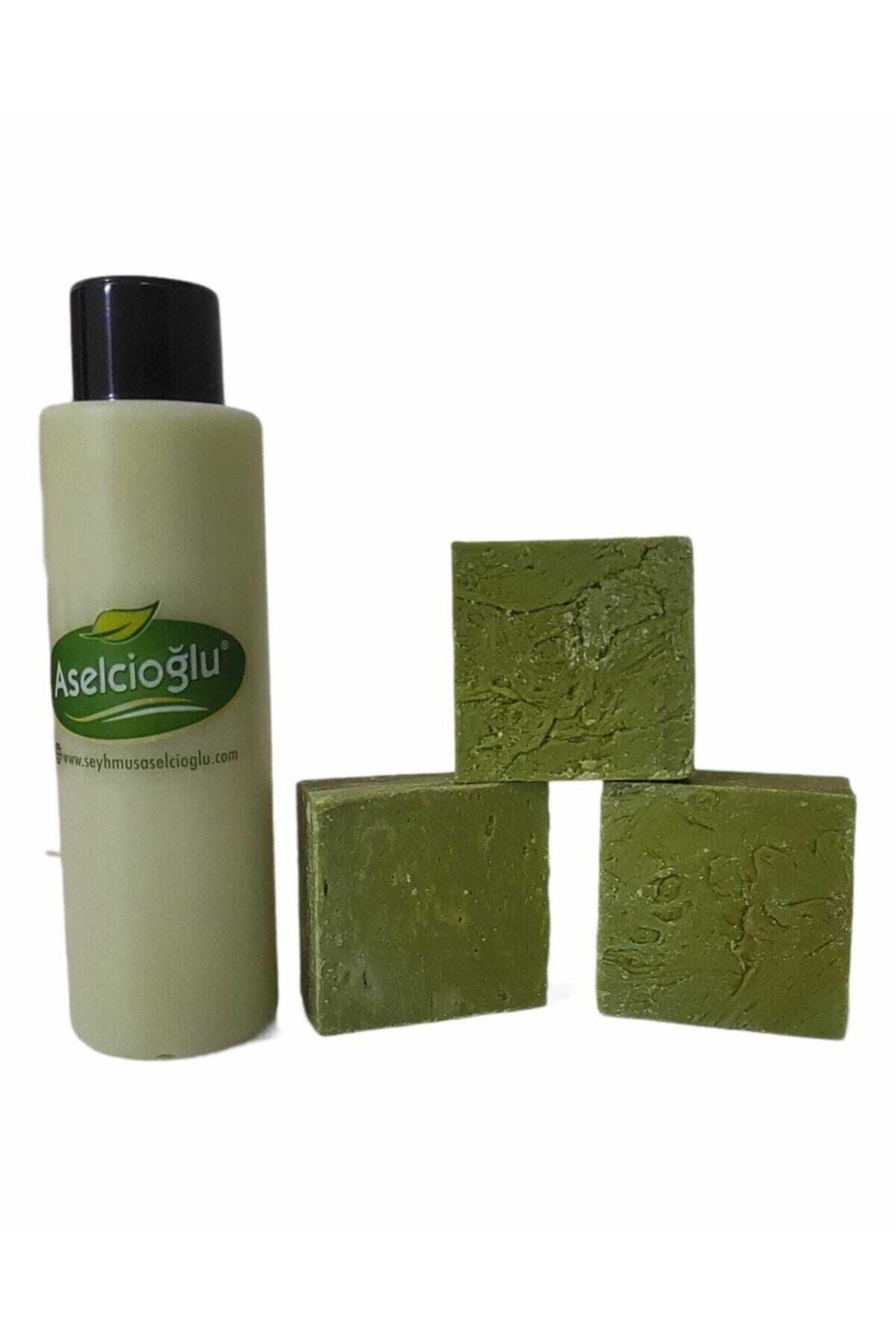 ASELCİOĞLU %100 Doğal Bıttım Sabunu 3 Adet+ Bıttım Kremi 400 Ml 1 Adet