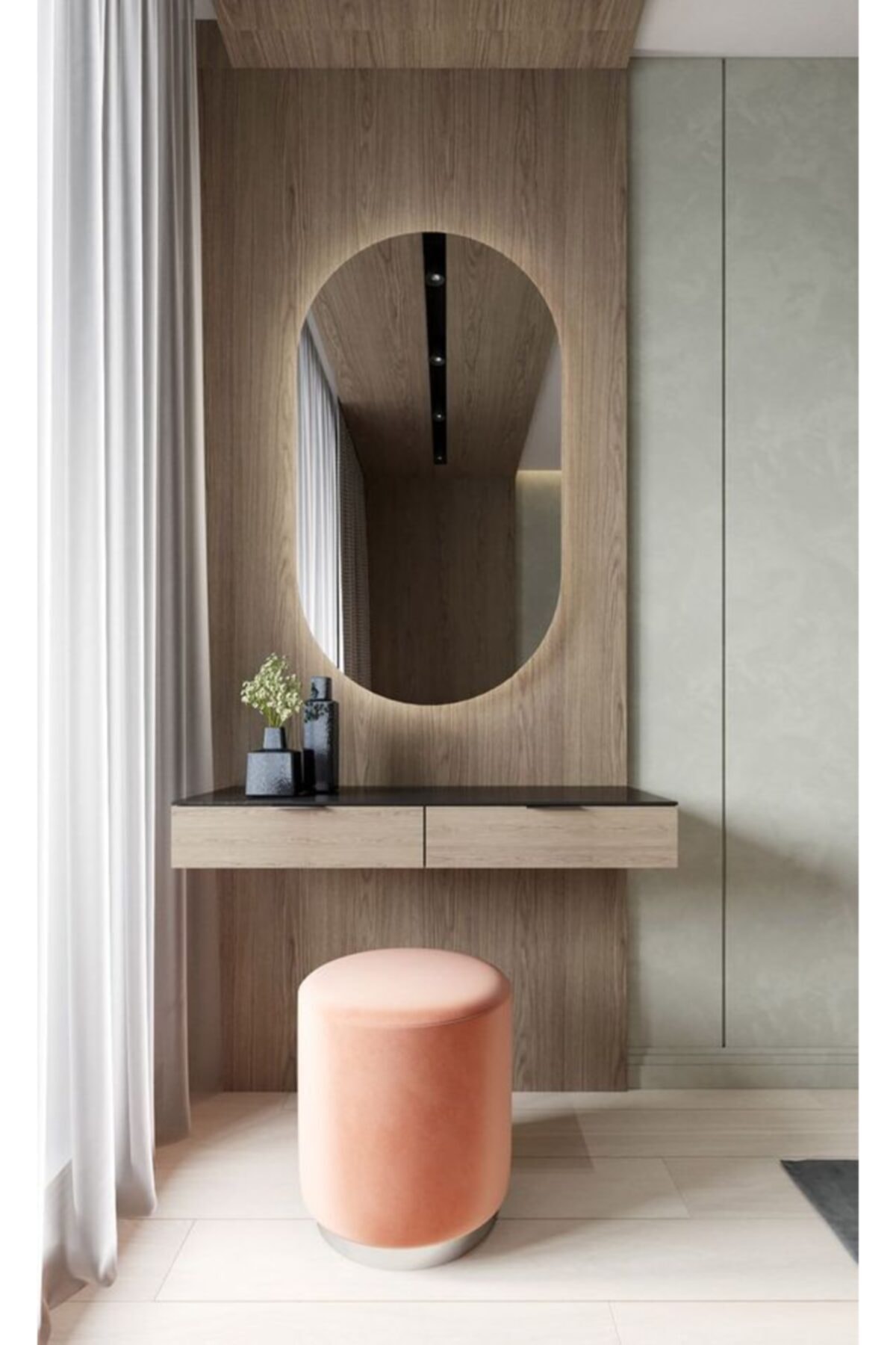 Aypars Atlye Banyo,lavabo Aynası Dokunmatik Ledli 50x75 Cm 4 Mm Flotal Ayna