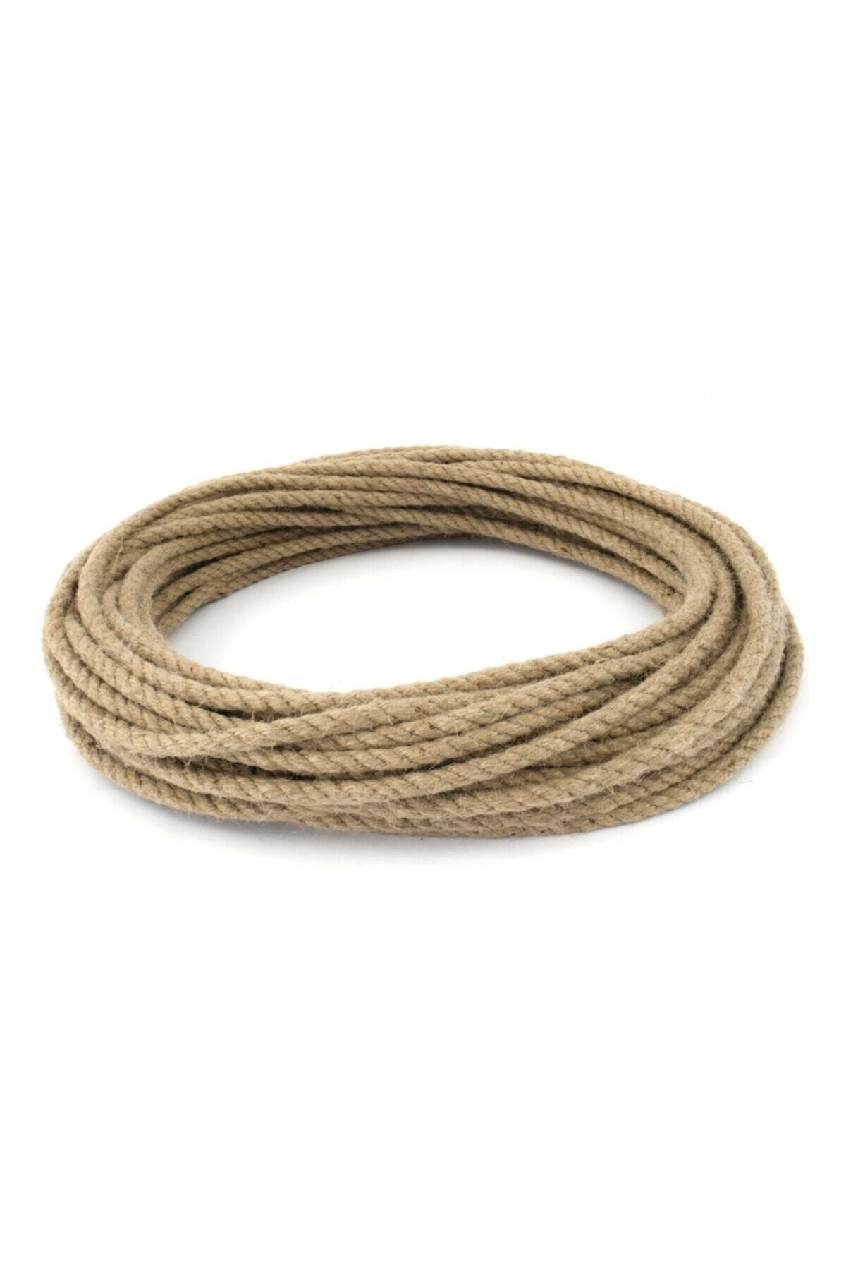 jut 6 Mm 50 Metre Jüt Halat Ip Dekoratif Hasır Ip Kendir Halat