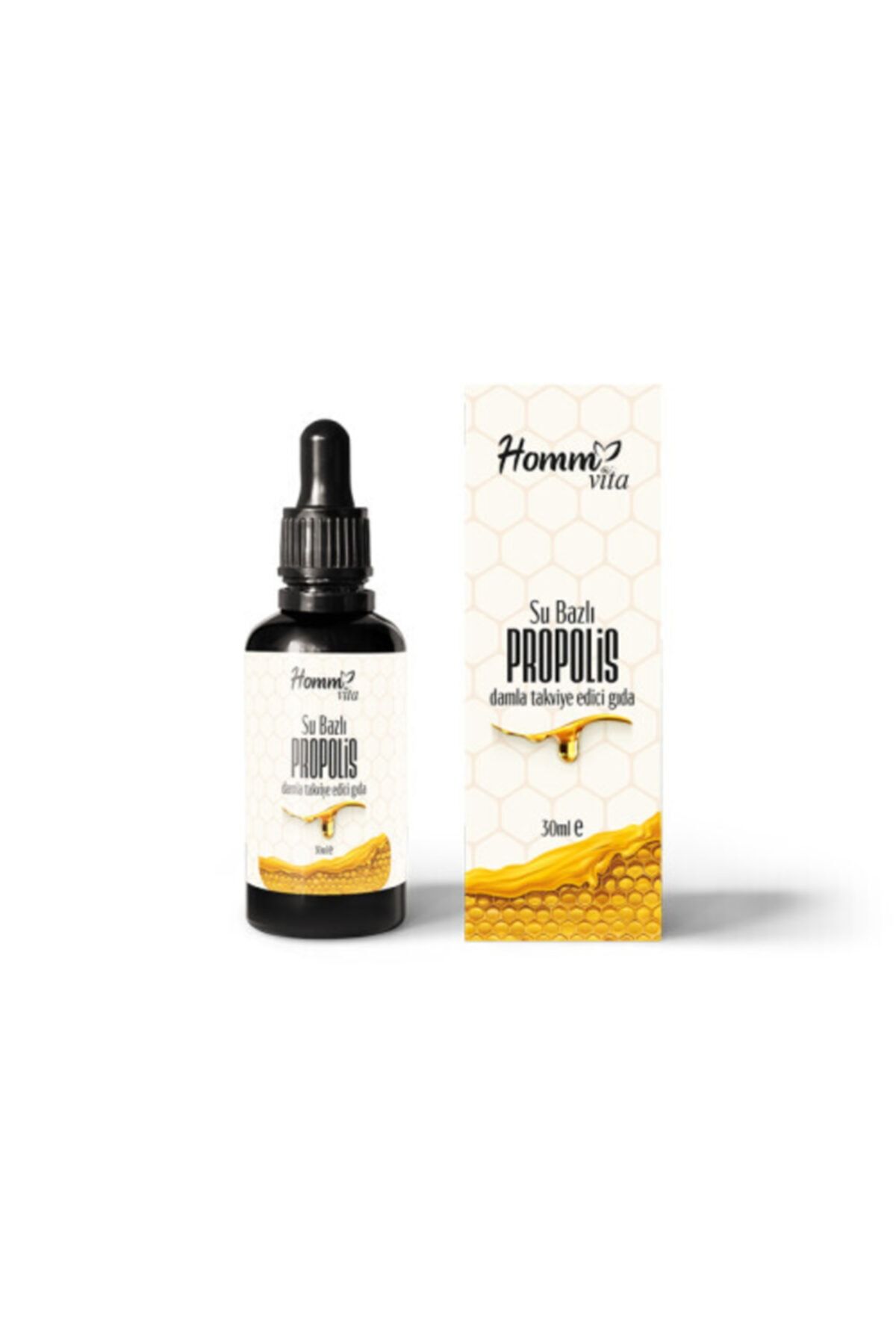HOMM VİTA Su Bazlı Propolis Damla 30 Ml