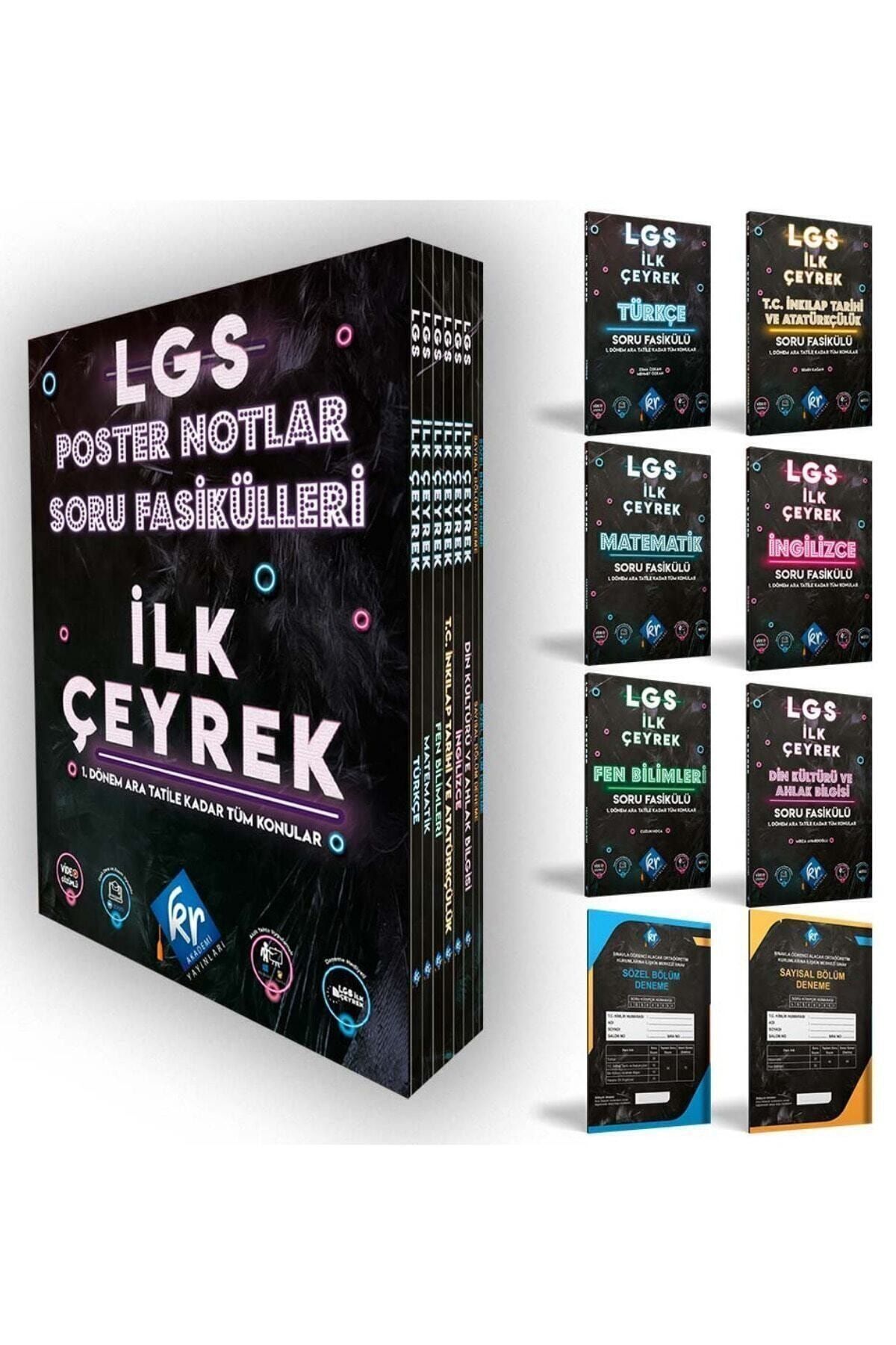 KR Akademi Yayınları Lgs Poster Notlar Soru Fasikülleri Ilk Çeyrek
