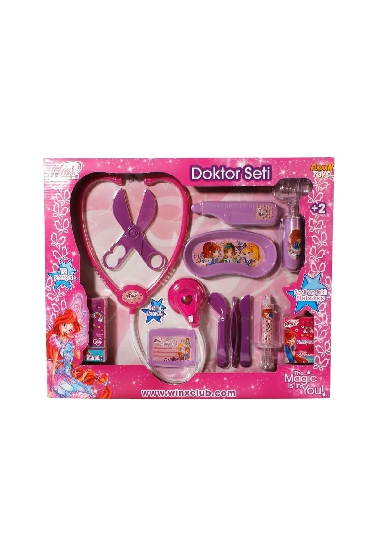 LRS STORE Oyuncak Doktor Seti 10 Parça Steteskopu Işıklı Ve Sesli Yüksek Kalite