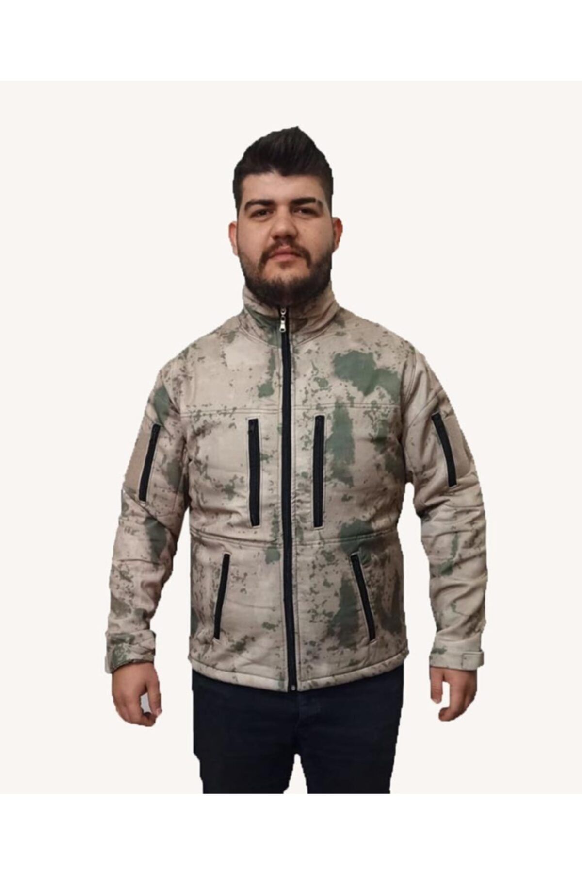 LEADER TRADE Kamuflaj Tactical Softshell Mont