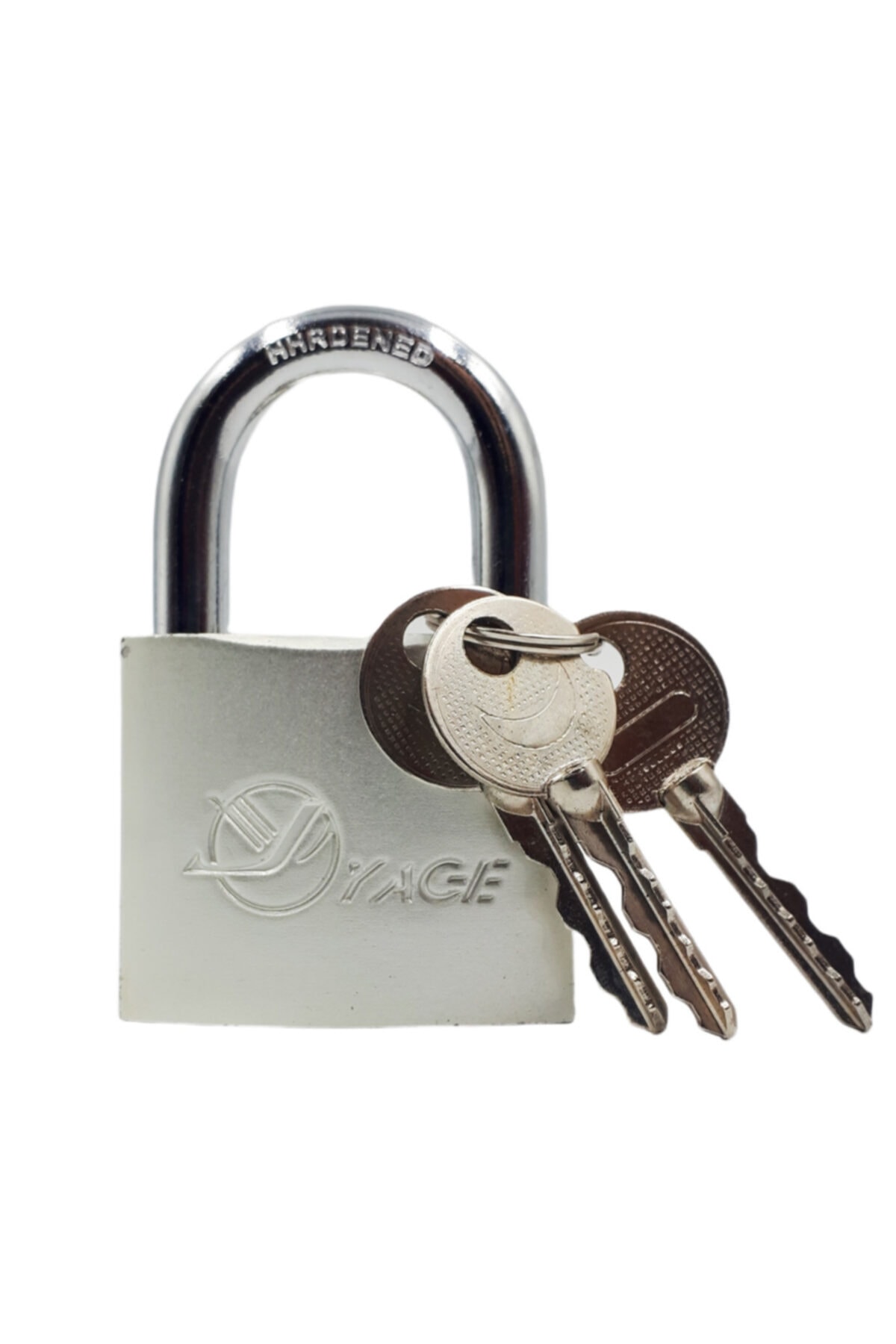 Yage Silver Asma Kilit Yıldız Anahtarlı 50mm Ka-716