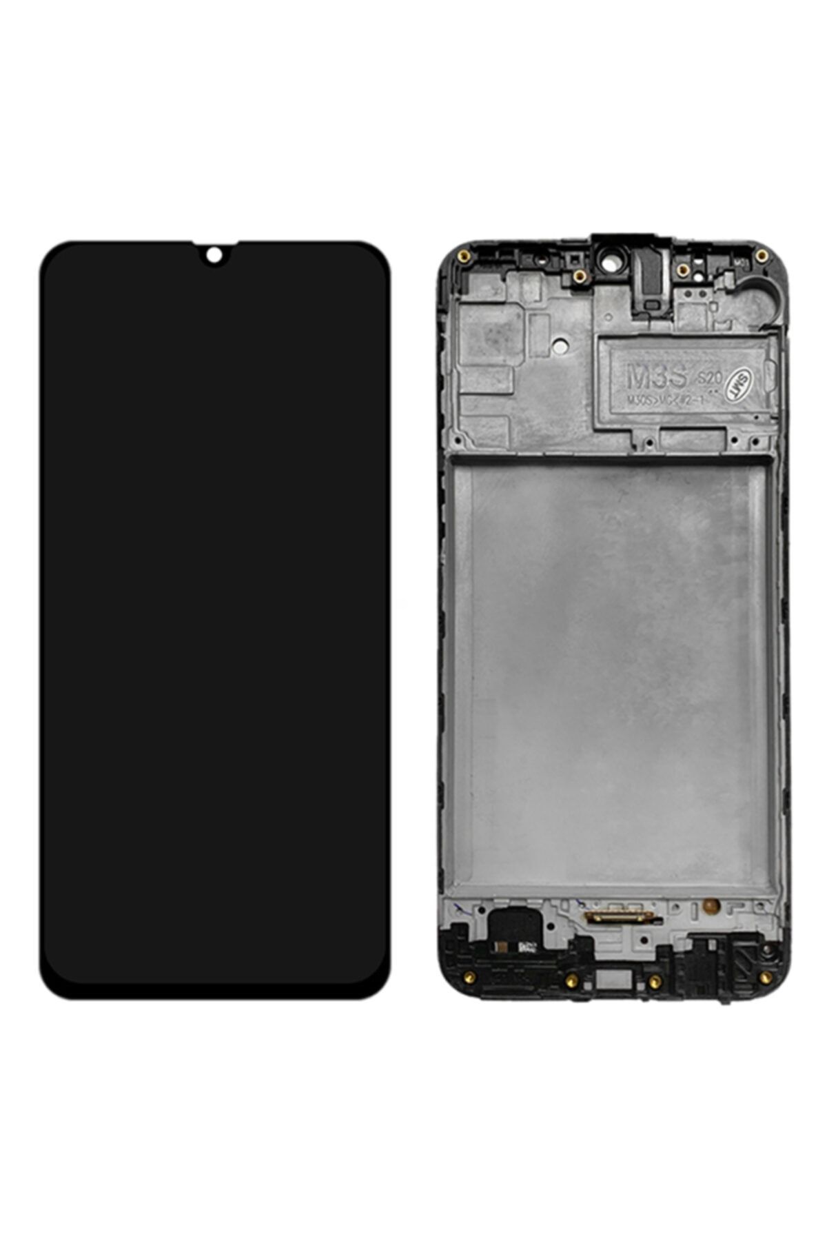 Ally Mobile Sm Galaxy M21 Sm-m215 Lcd Ekran Dokunmatik Touch Çıtalı Full-siyah