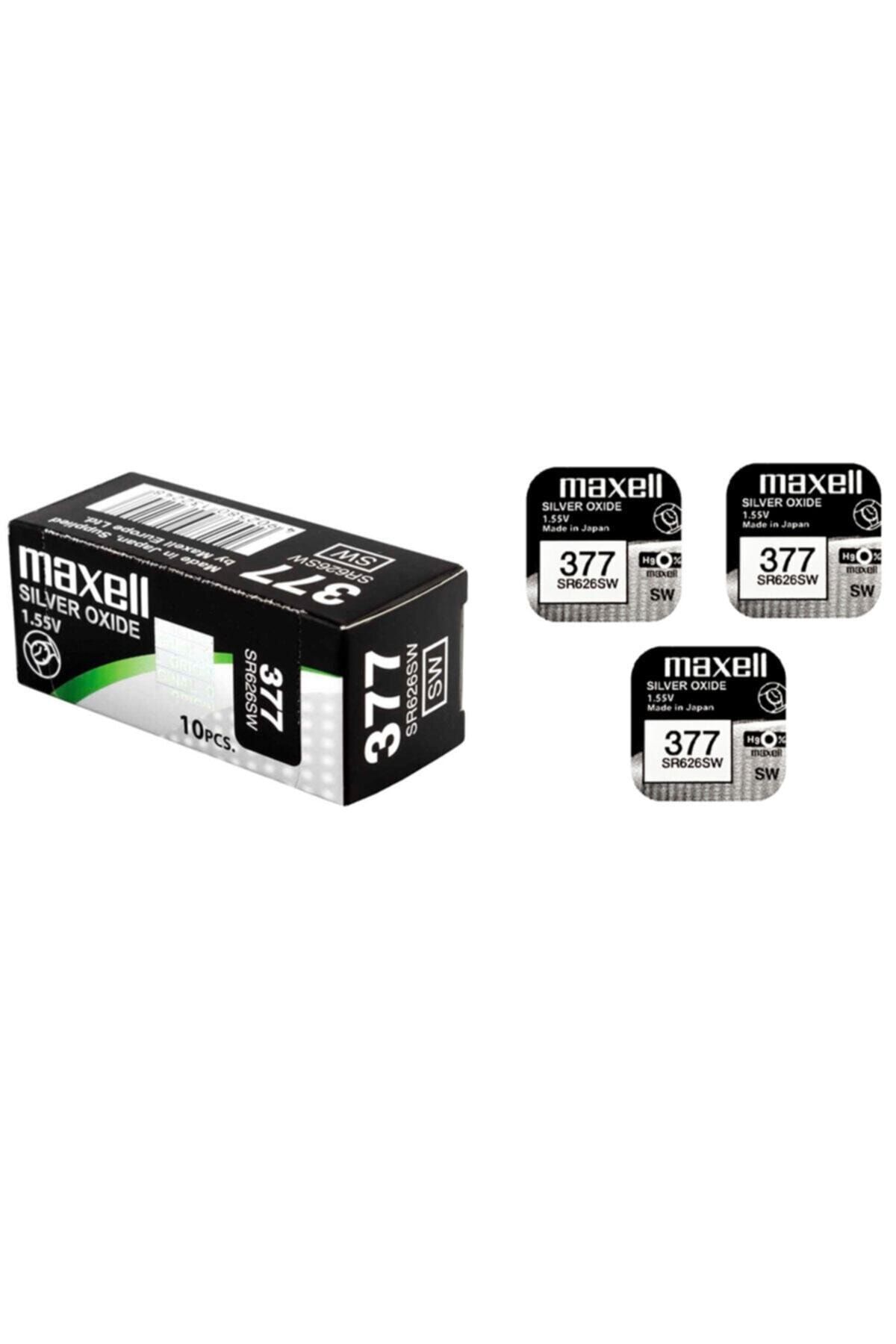 Maxell Sr626sw 377 Saat Ve Cihaz Pili 3 Adet Skt:2024