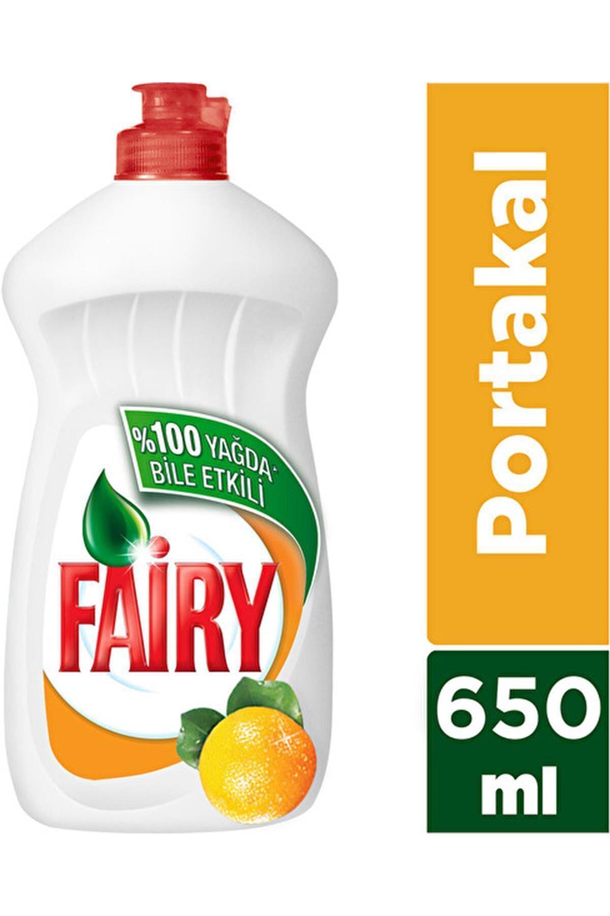 Fairy 650 Ml Sıvı Bulaşık Deterjanı Portakal