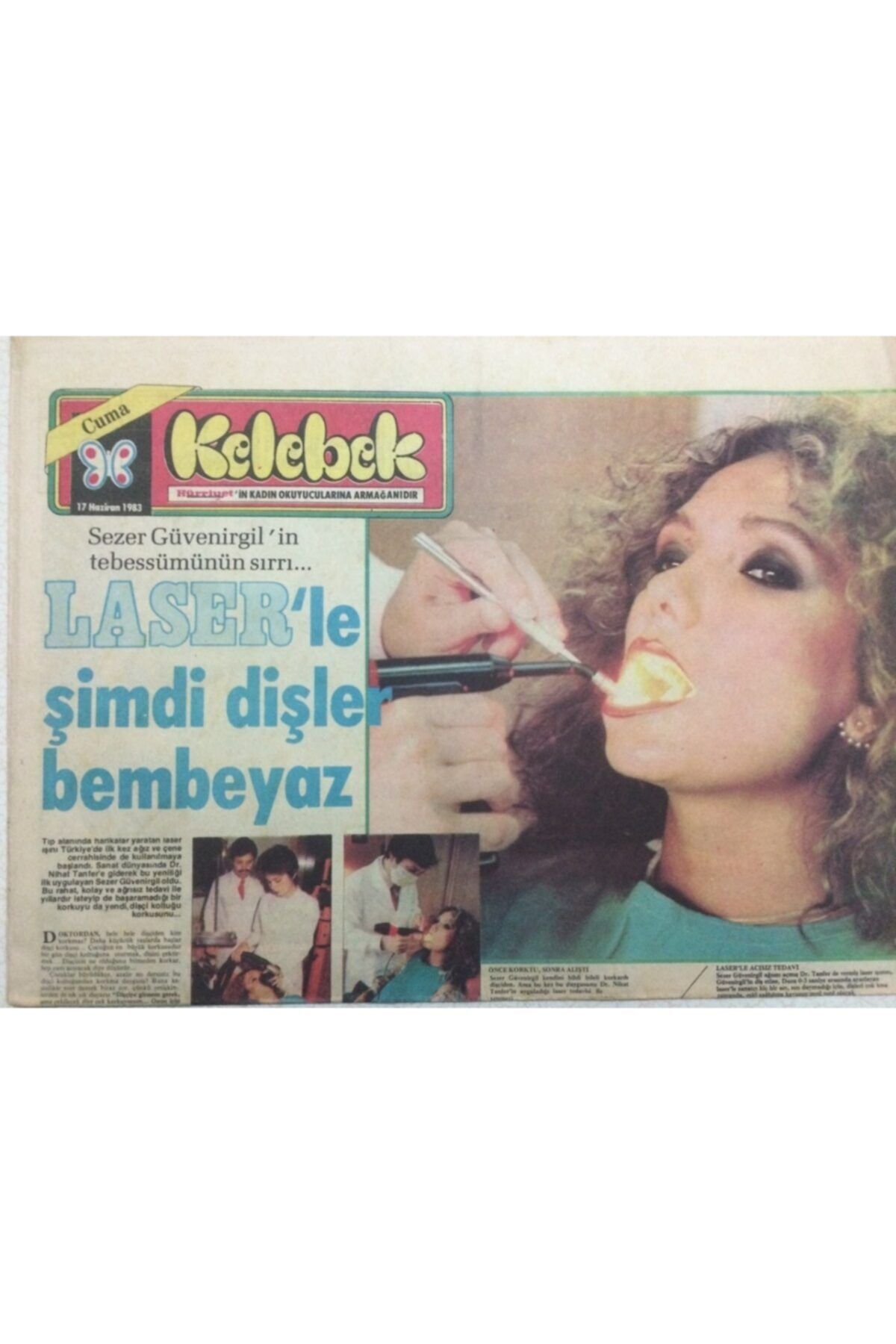 Gökçe Koleksiyon Hürriyet Gazetesi Kelebek Eki 17 Haziran 1983 - Zümra Aycan'la Antikalar Arasında Gz34421