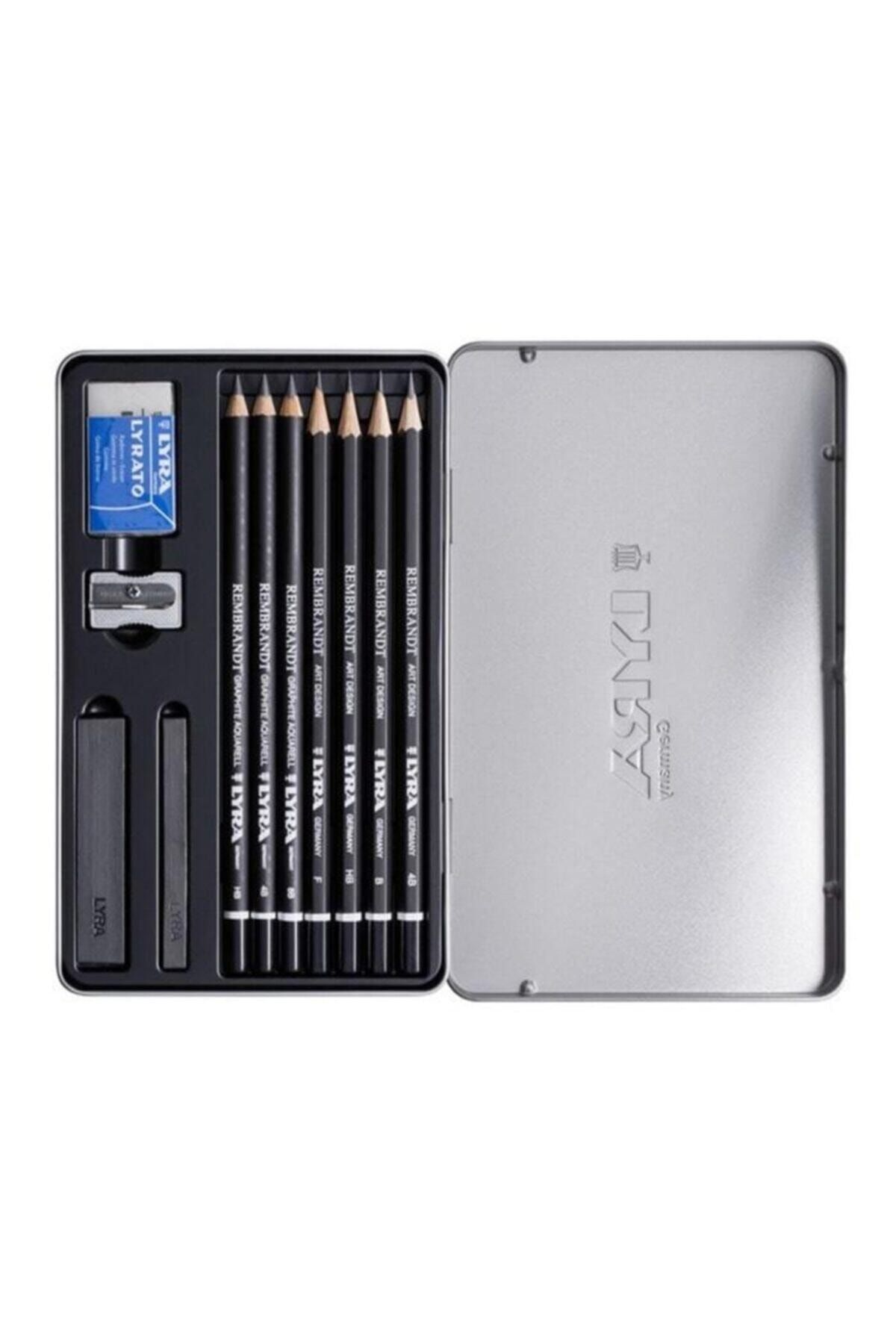 LYRA Rembrandt Graphite Set 11 Parça Grafit Seti Metal Kutu