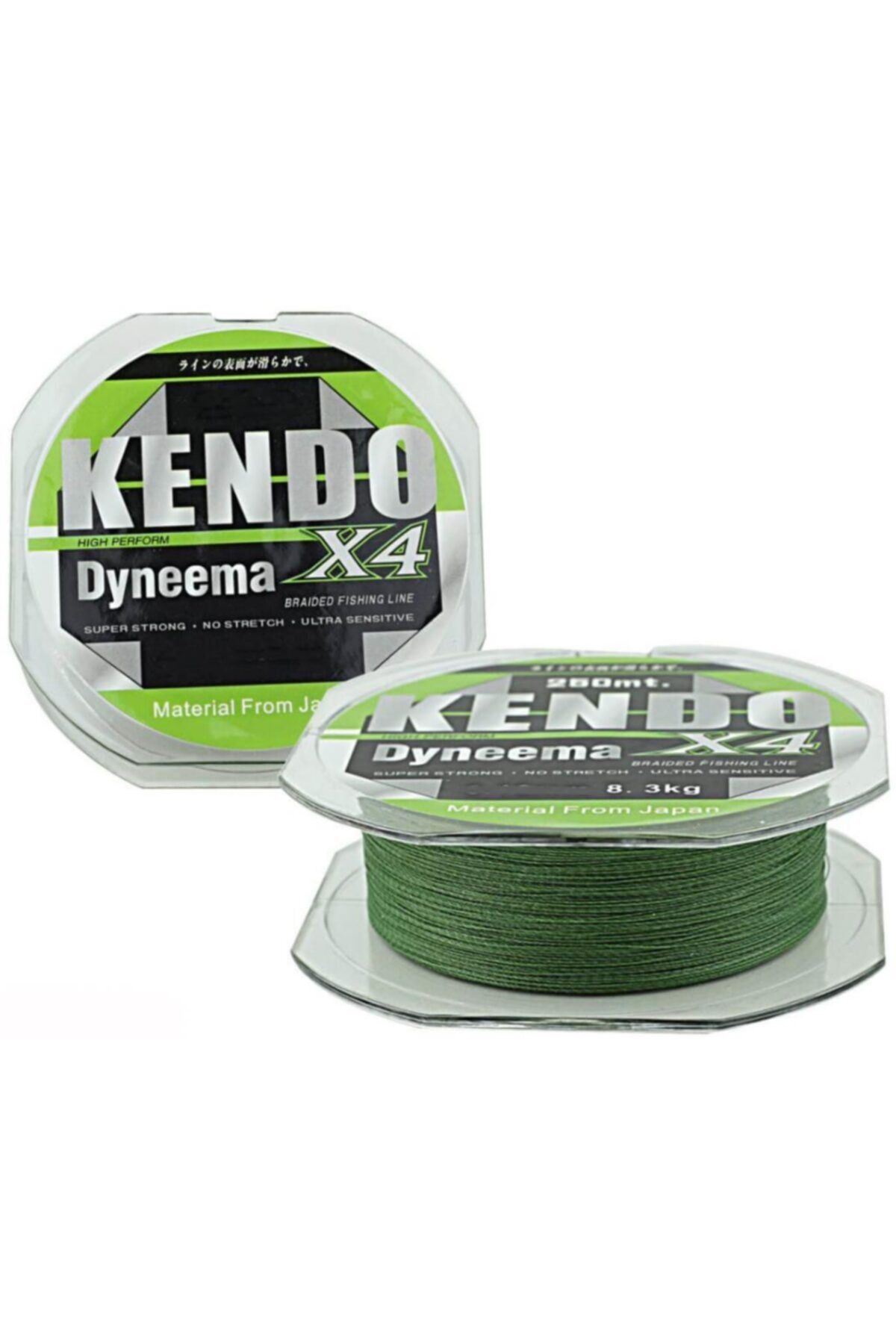 Kendo Dynema 4 Örgü 120m Yeşil Ip Misina