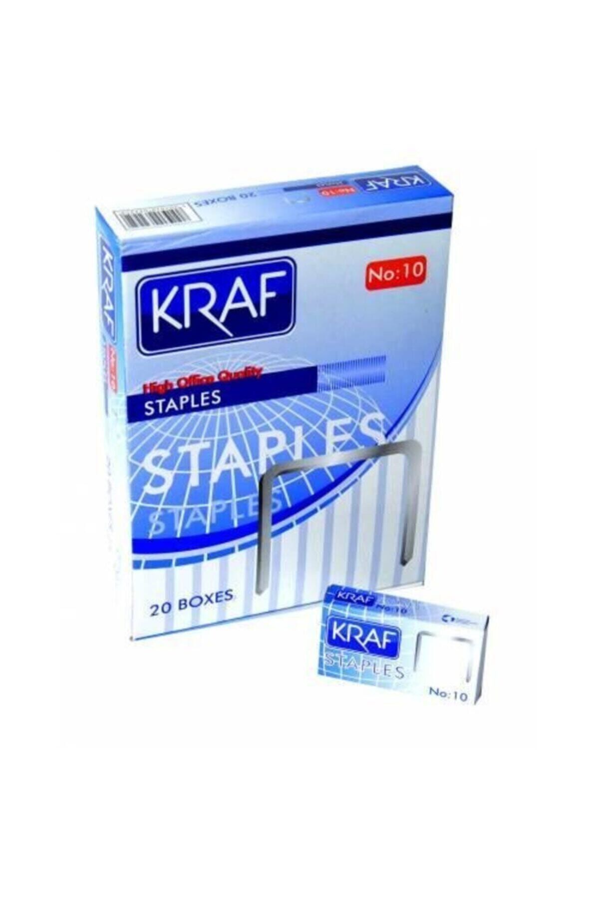KRAF No 10 Zımba Teli Beyaz - 1000'lik -20 Kutu