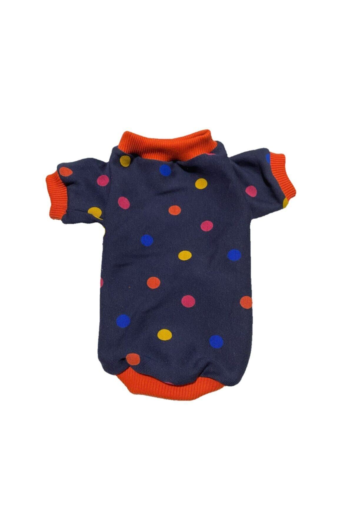 PATİZLAND Kedi Köpek Lacivert Benekli Sweat