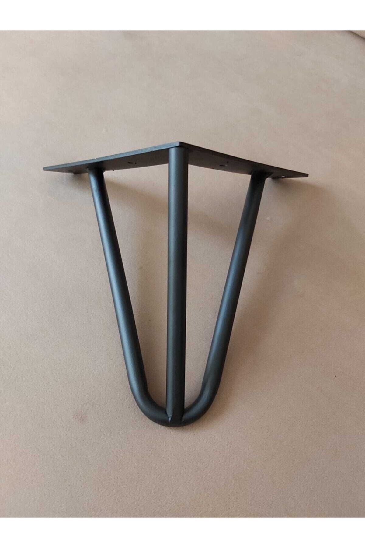 DEKOAKS Lüx Metal Siyah Mobilya Ayağı 15 Cm (4 Adet) , Çok Amaçlı Ayak, Koltuk, Tv Ünitesi