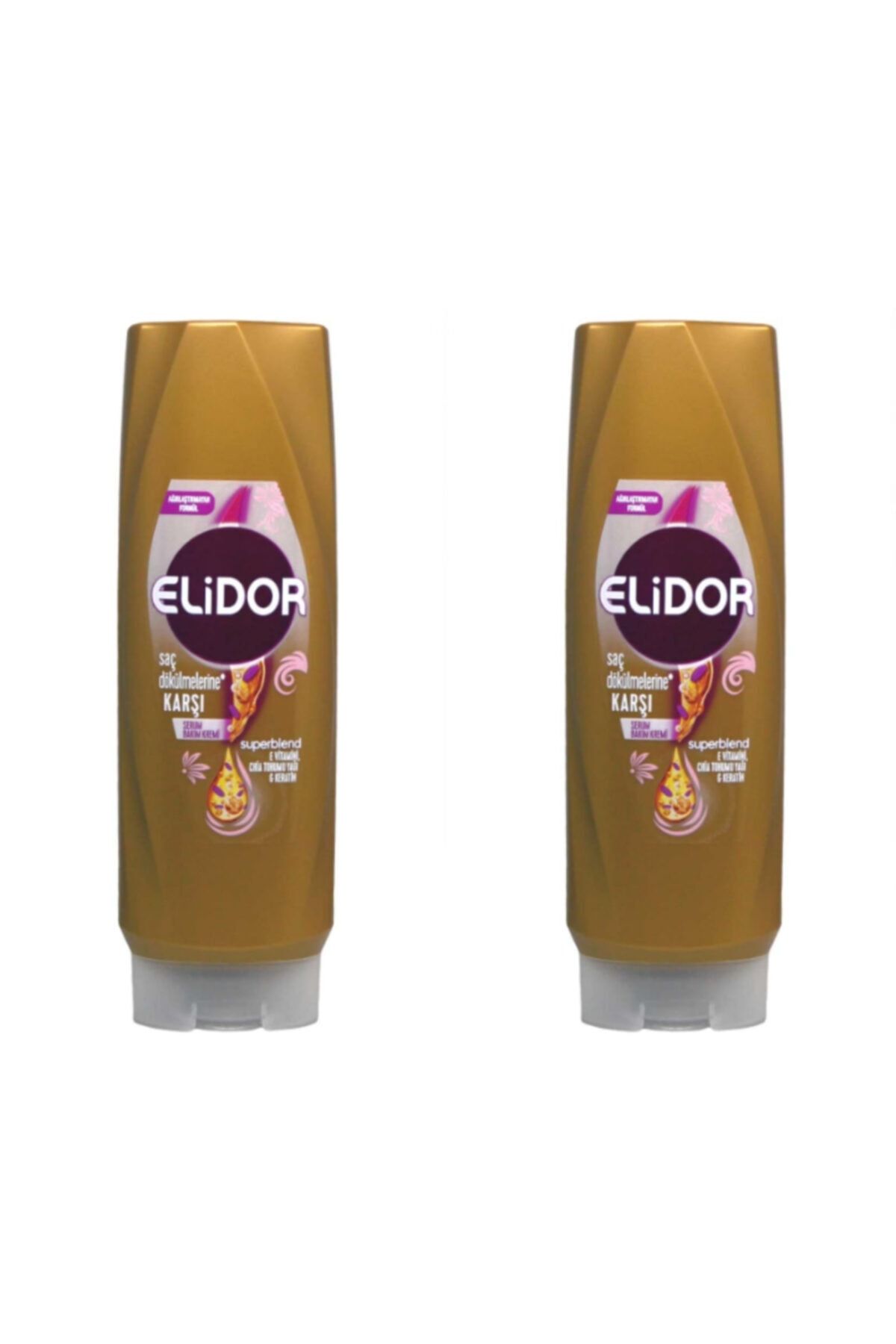 Elidor Saç Dökülmelerine Karşı Serum Bakım Kremi E Vitamini, Chia Tohumu Yağı&keratin 500ml 2'li