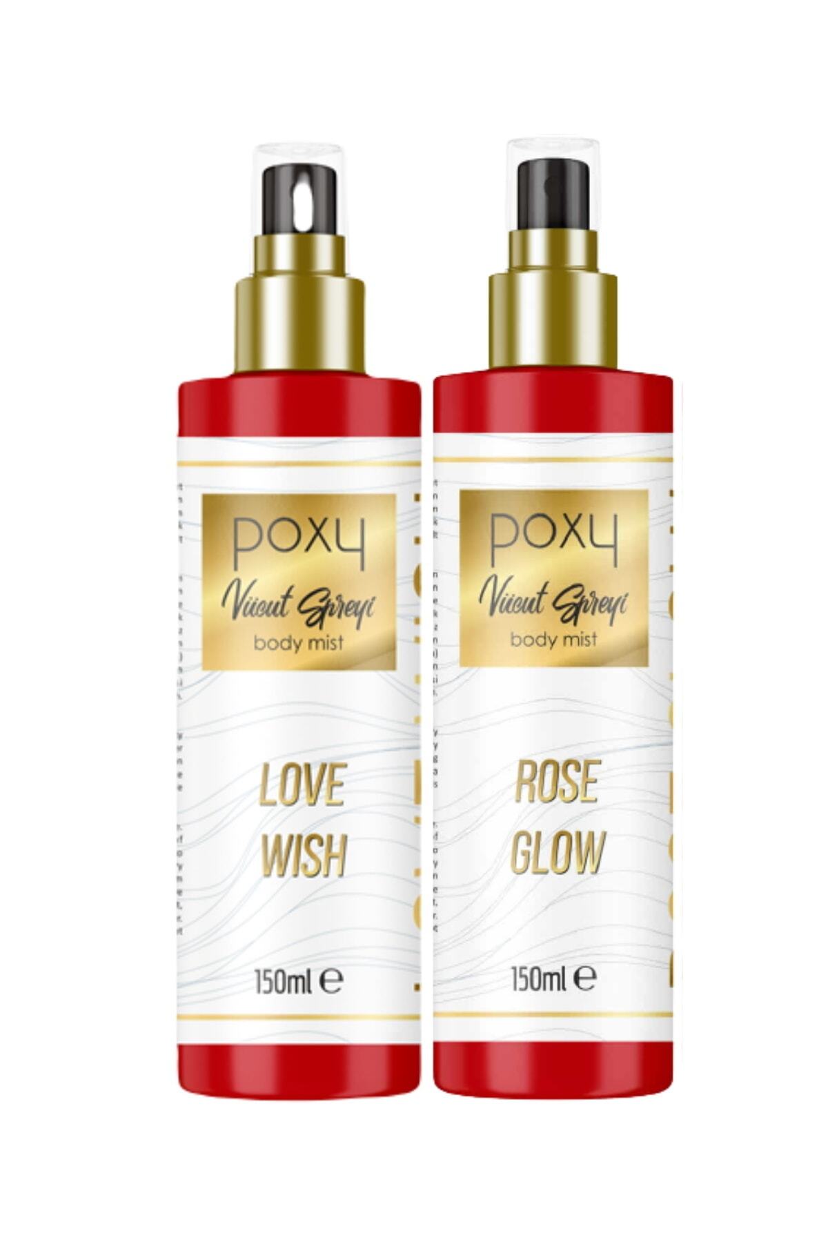 Poxy Love Wish Vücut Spreyi 150 Ml & Rose Glow Vücut Spreyi 150 Ml