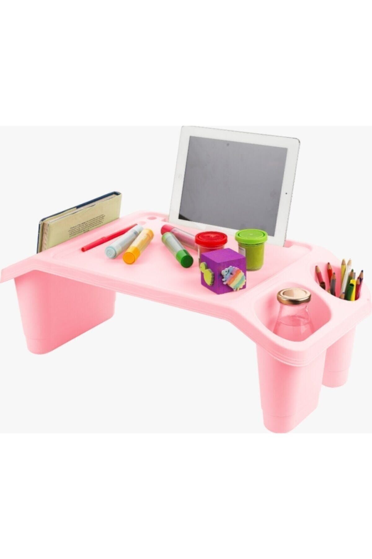 Happyspring Öğrenci Çocuk Ders Çalışma Masası Kahvaltı Laptop Sehpası