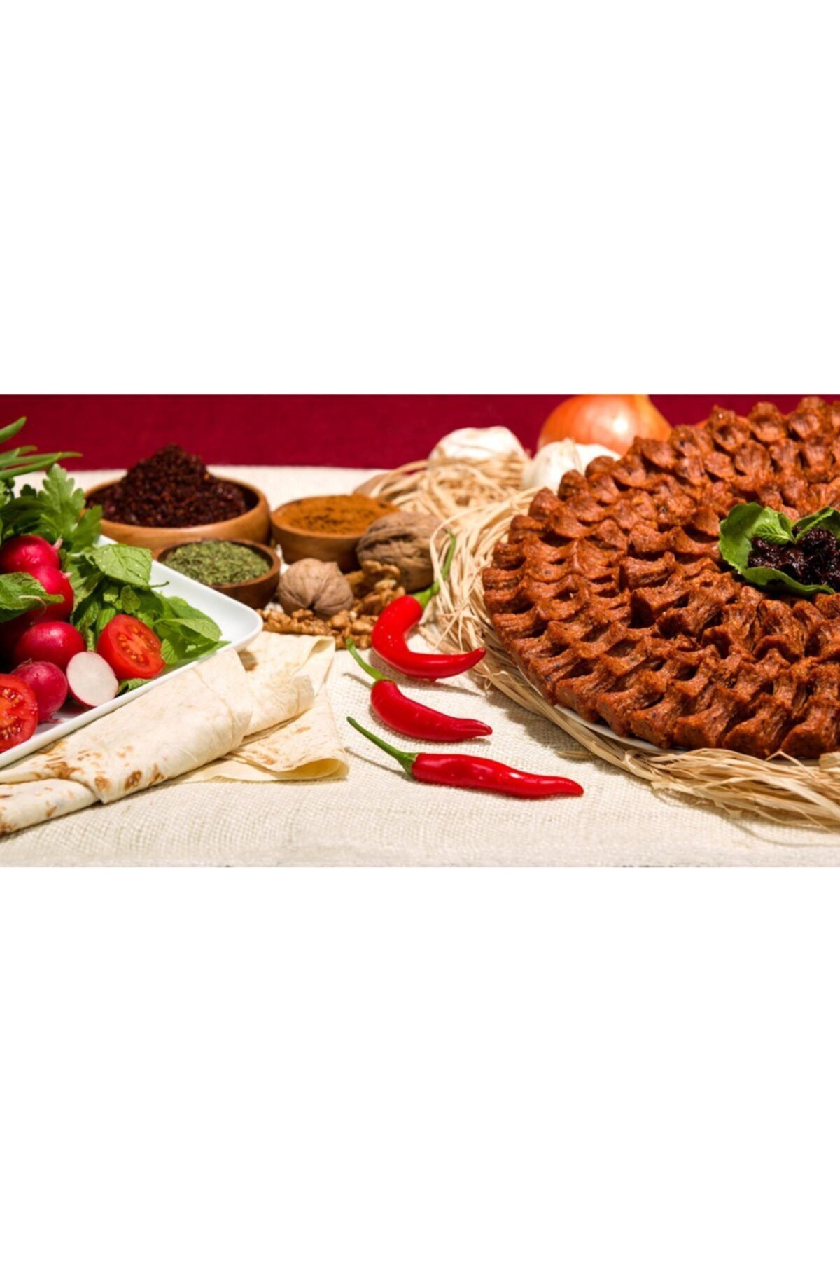 RT Gurme Kargo Çiğköfte 4 Kg Çiğ Köfte + 25 Lavaş + 200 Ml Sos