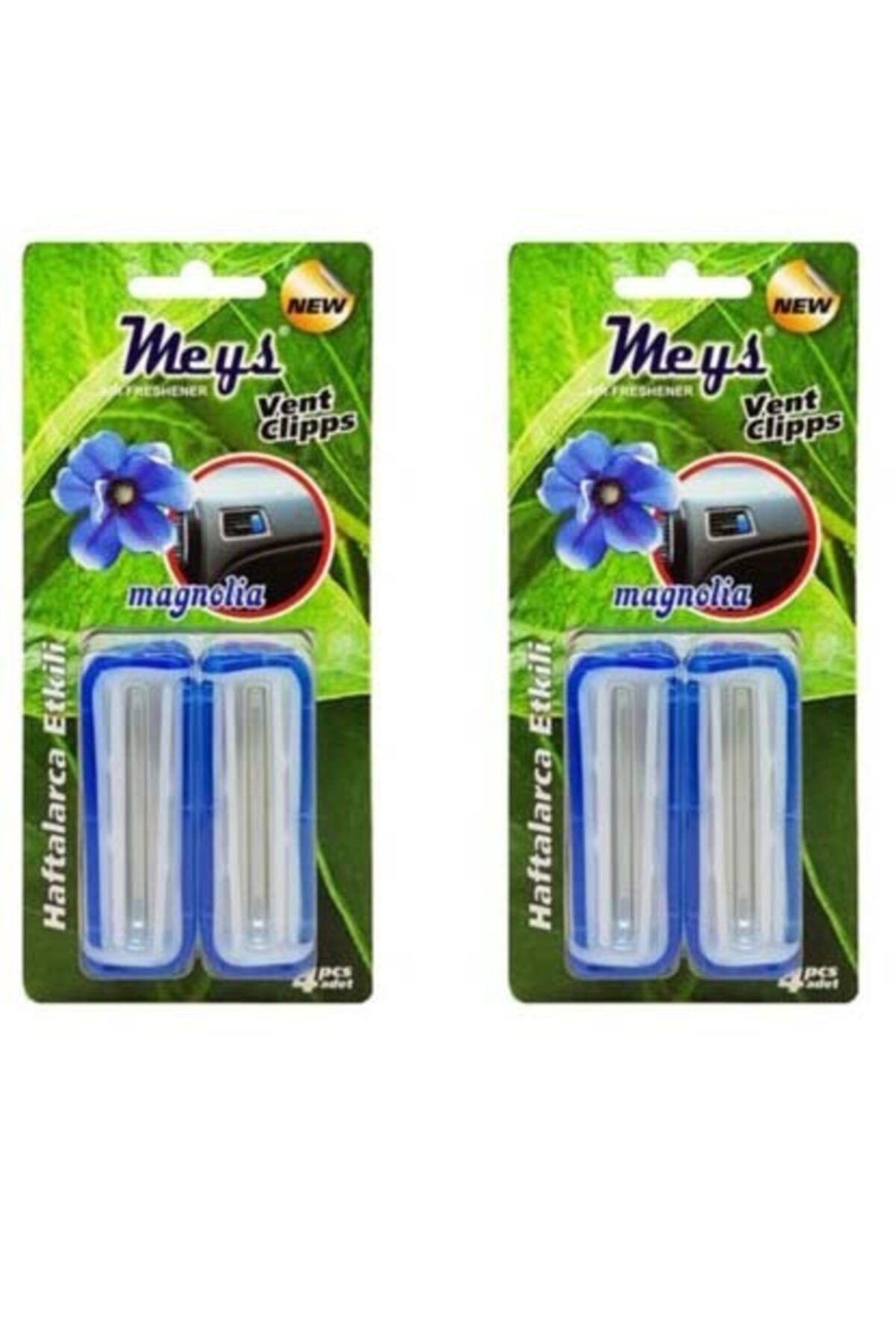 Meys Araba Kalorifer Petek Kokusu 2 Paket (8 Adet Mandal Koku )mavi - Clips Koku