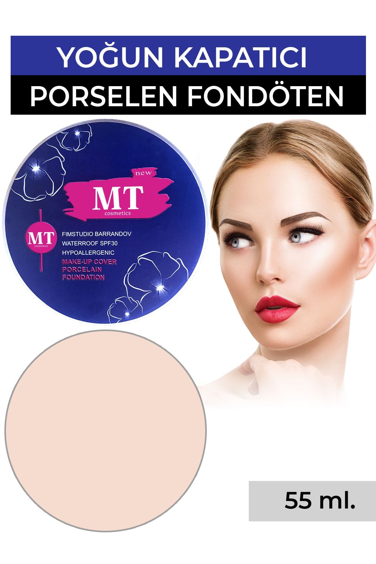 Makeuptime Porselen Fondöten (209:açık Ton)