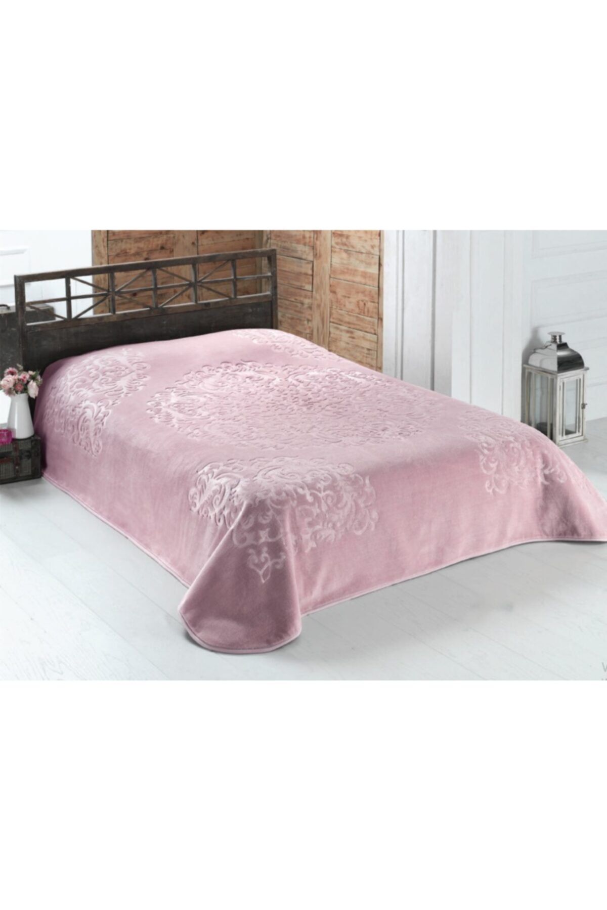 Sesli Home Süper Soft Gold Vizon Battaniye Battal Boy Gülkurusu