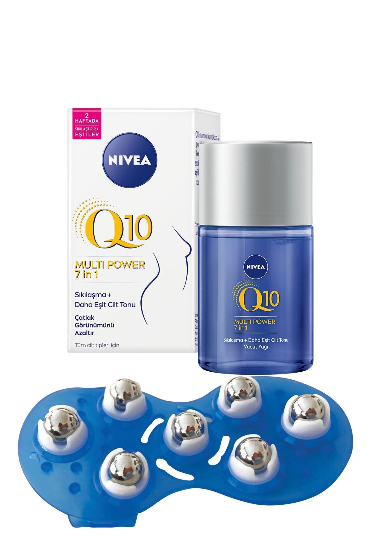 Nivea Q10 Sıkılaştırıcı Masaj Yağı 100 Ml - Masaj Eldiveni Hediyeli