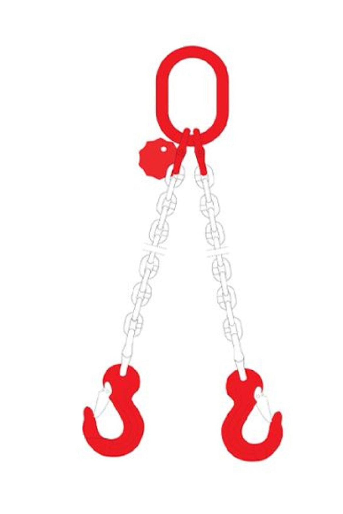 Cartec Grade 80, 2 Bacaklı Zincir Sapan, Boy:1m, 10 Mm