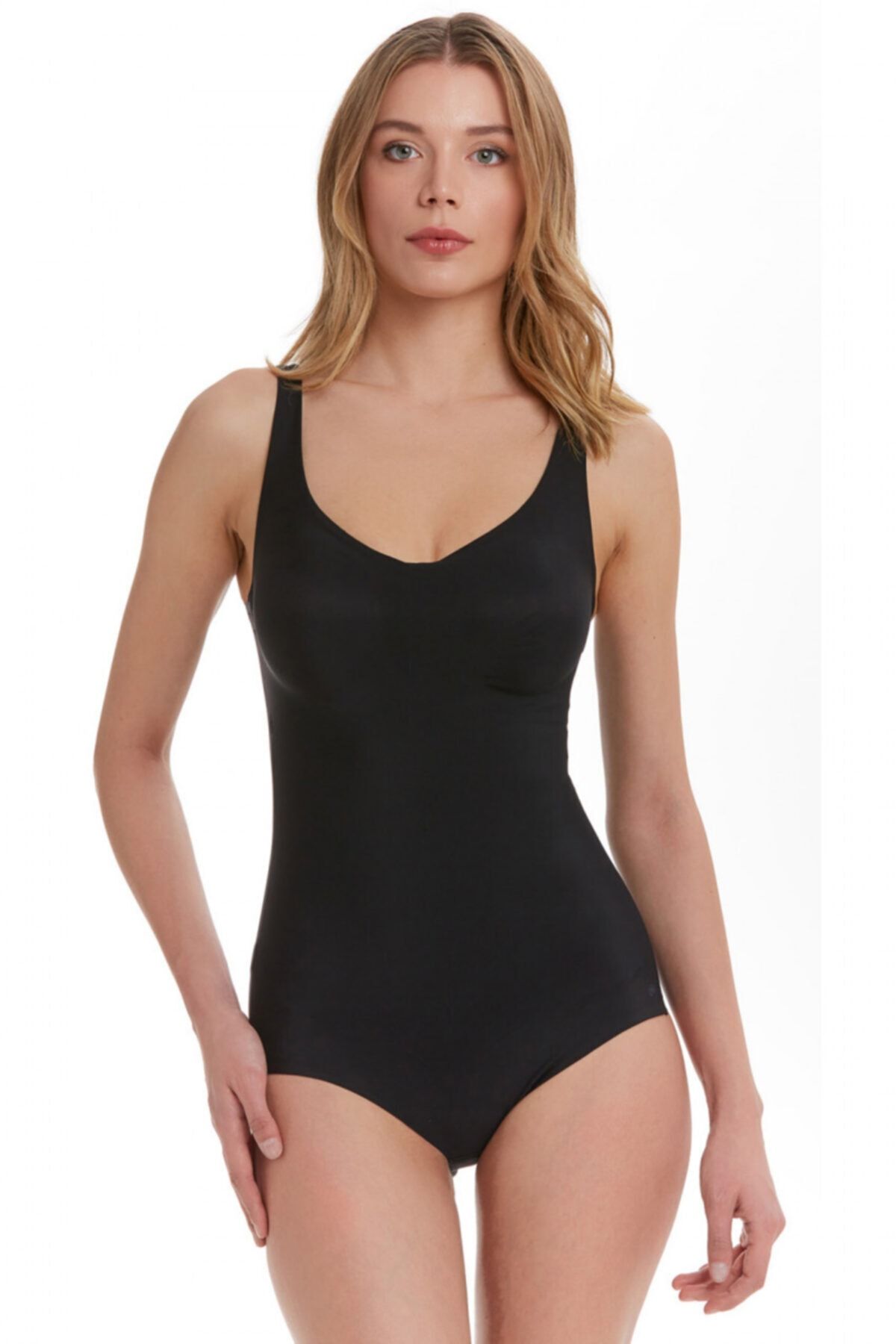 TEN Balenli Toparlayıcı Body Korse / Siyah
