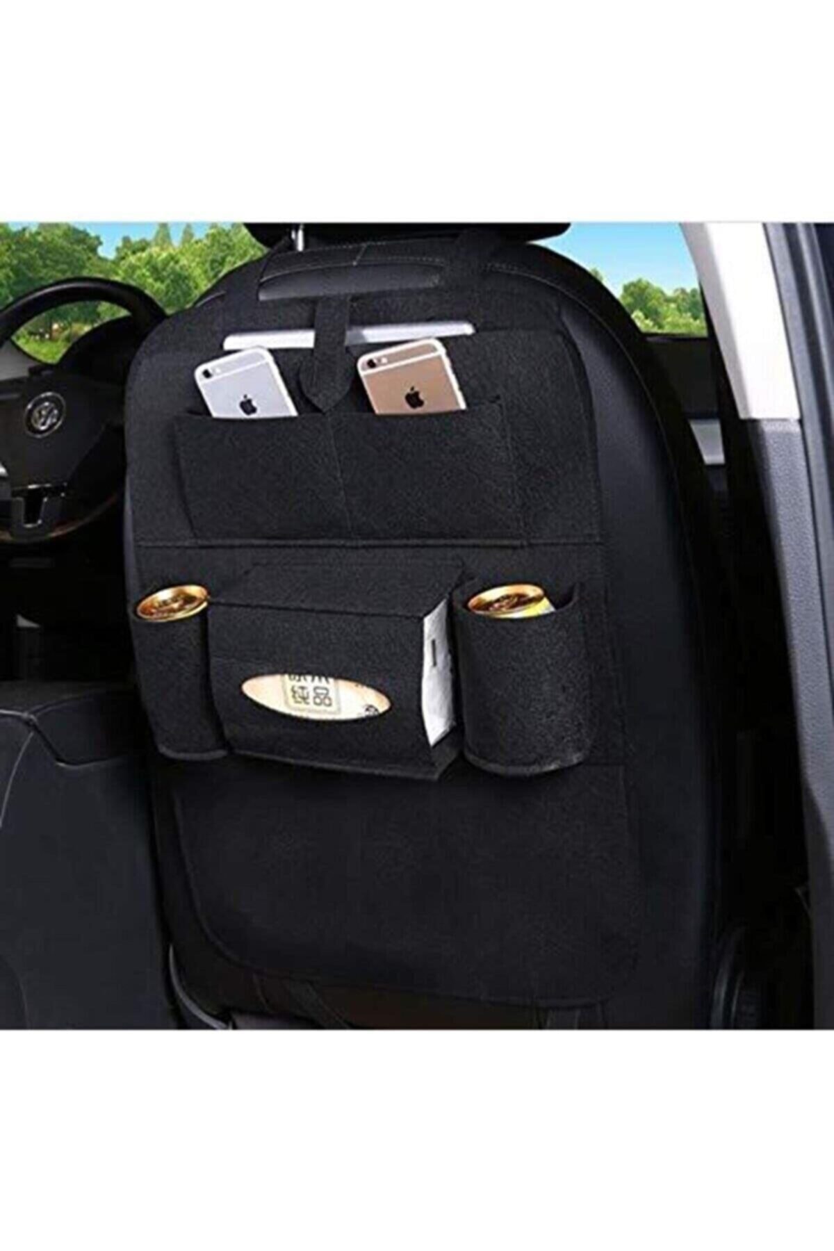 Ankaflex Araç Koltuk Arkası Eşya Düzenleyici Keçe Organizer Araba Içi Oto Çanta Organizer