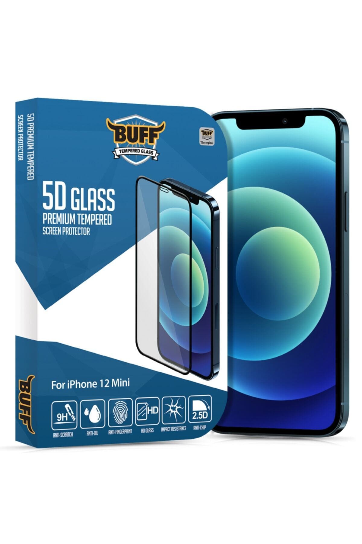 Buff Labs Buff Iphone 12 Mini 5d Glass Ekran Koruyucu