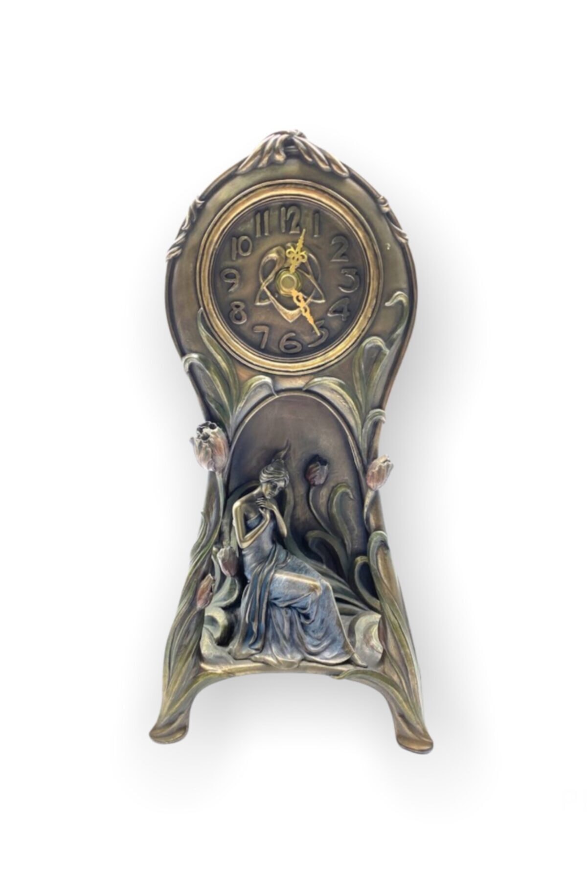 Rakun Home Veronese Design Kadın Figürlü Masa Saati