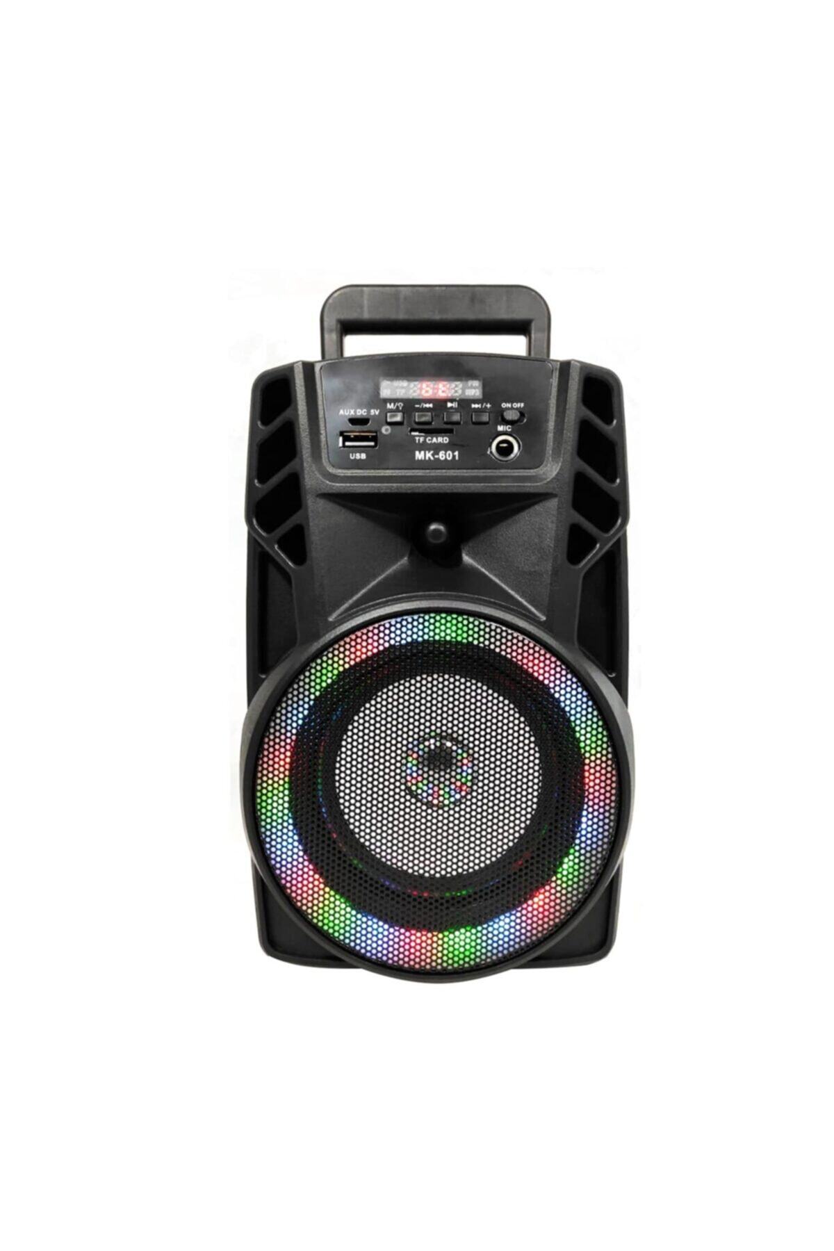 KİMİSO Müzik Kutusu Şarjlı Bt/usb/sd/mıc/fm Ledli Mk-601