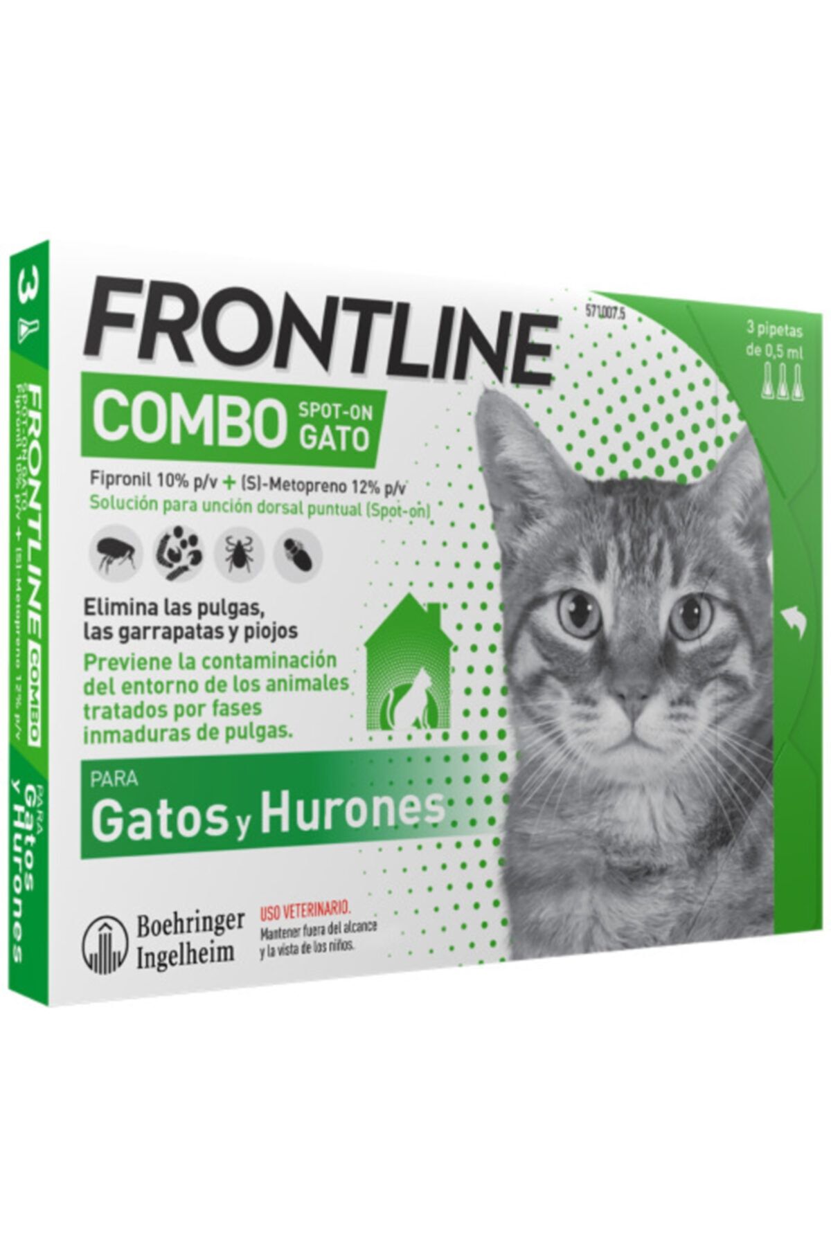 Boehringer Ingelheim Frontline Nokta Combo Kedi  X3 Pipet