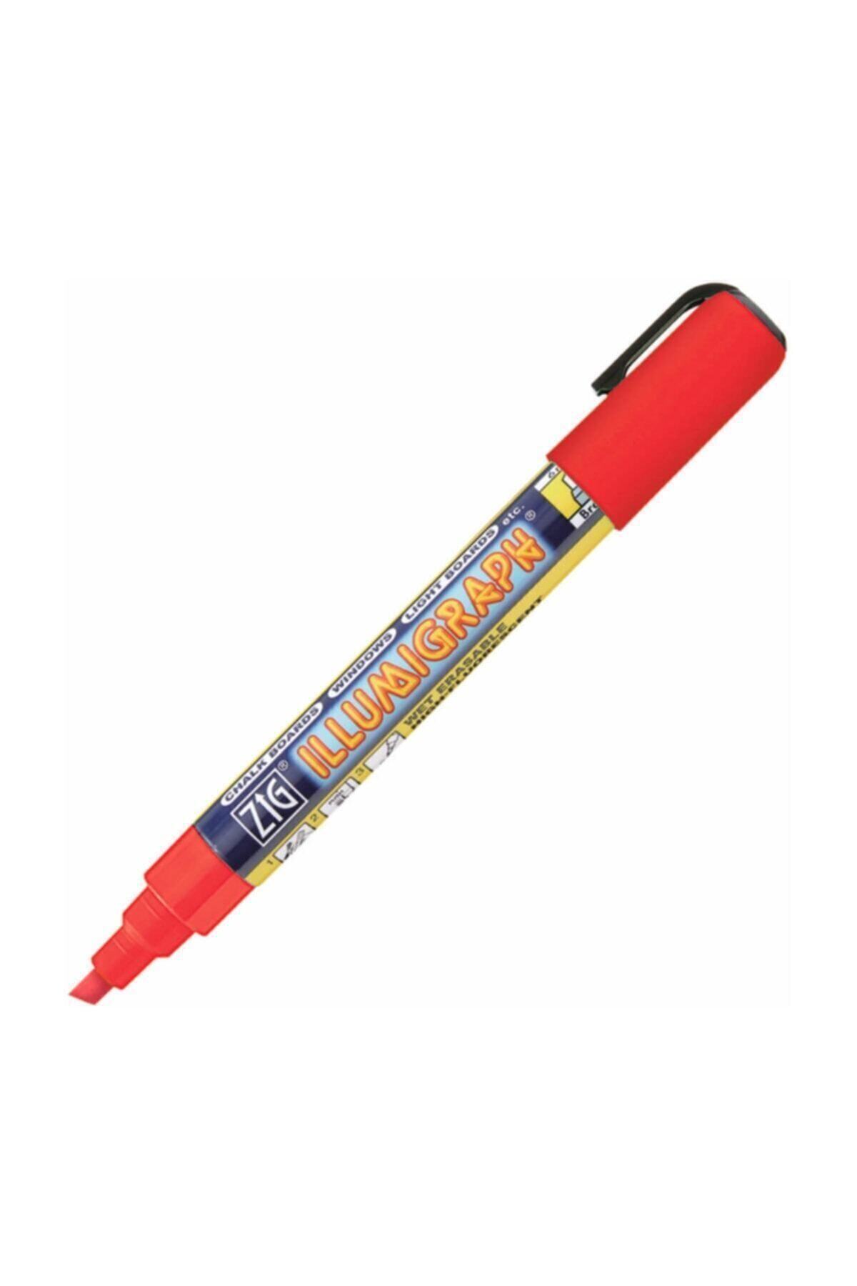 Zig Kırmızı Illumigraph Marker Sıvı Tebeşir Kalemi