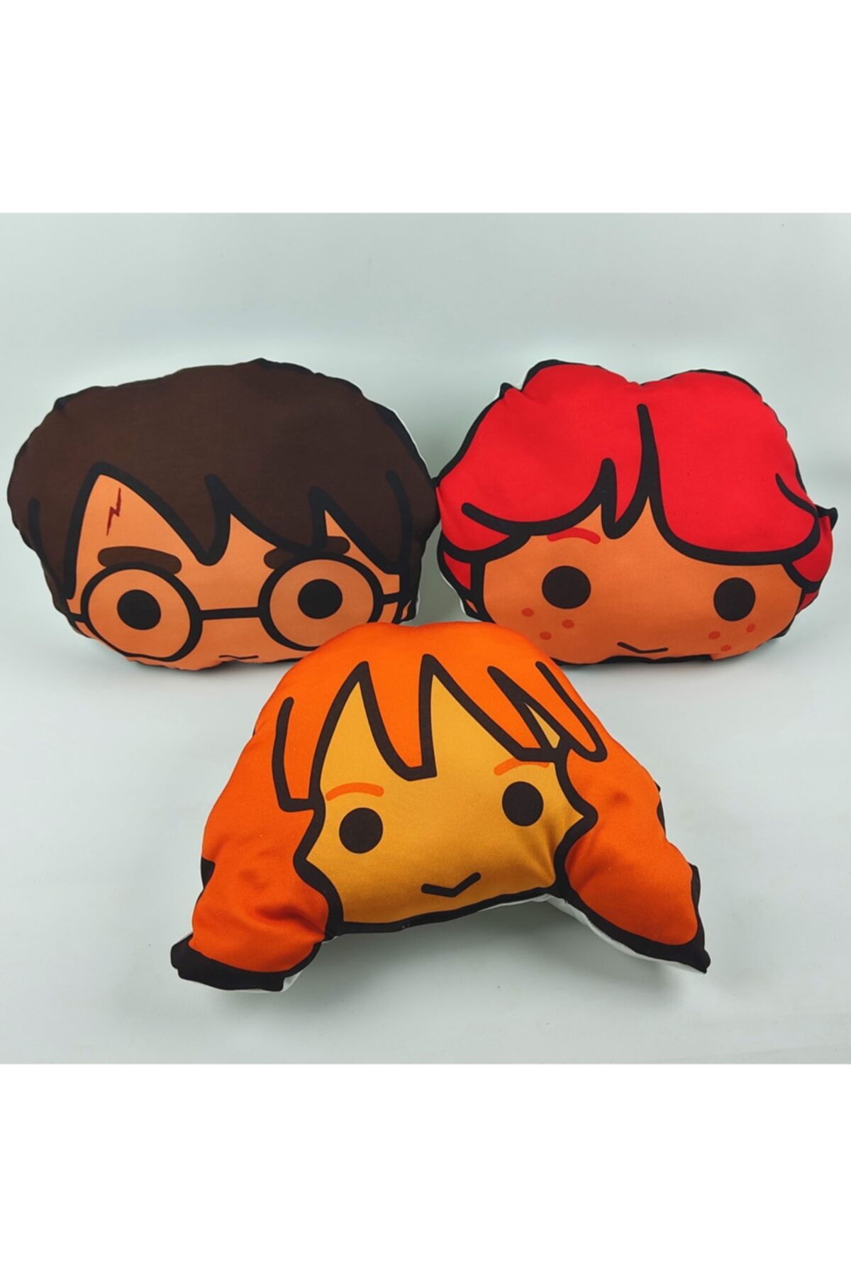 Hediye Molası Harry Potter, Ron, Hermony Kafa Yastık 3'lü Set
