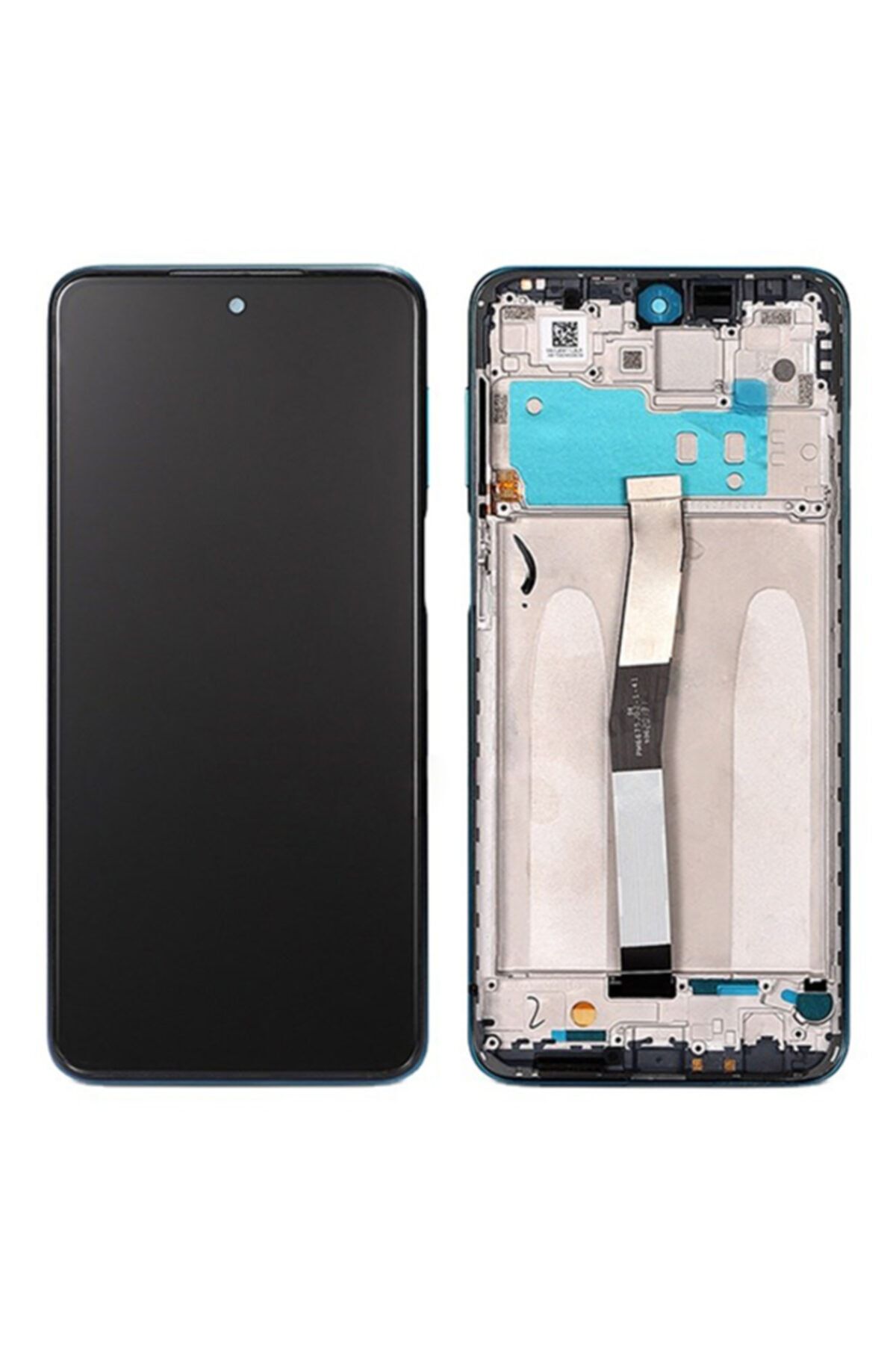 Ally Mobile Xiaomi Redmi Note 9 Pro - 9 Pro Max - 9s Uyumlu Lcd Ekran Dokunmatik Çıtalı Full-gri