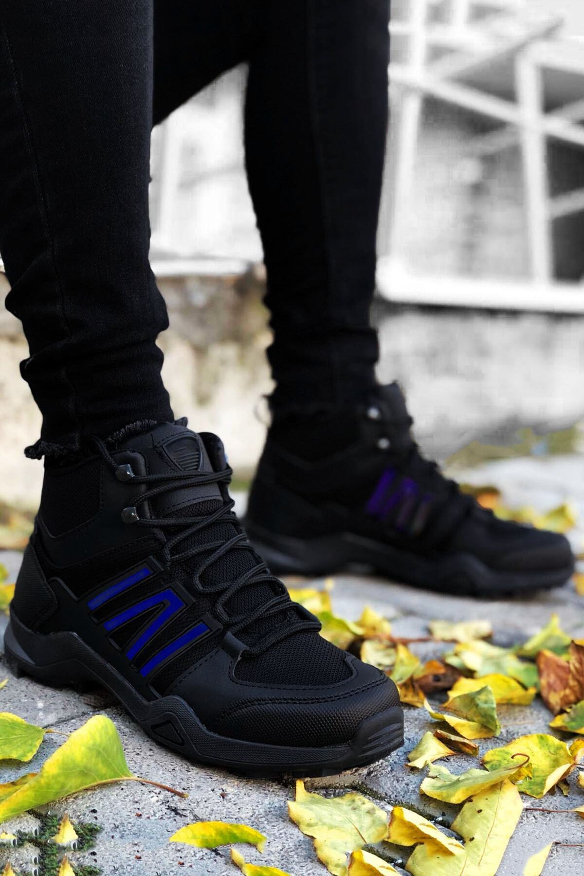 BIG KING Erkek Siyah Su Geçirmez Outdoor Trekking Spor Bot