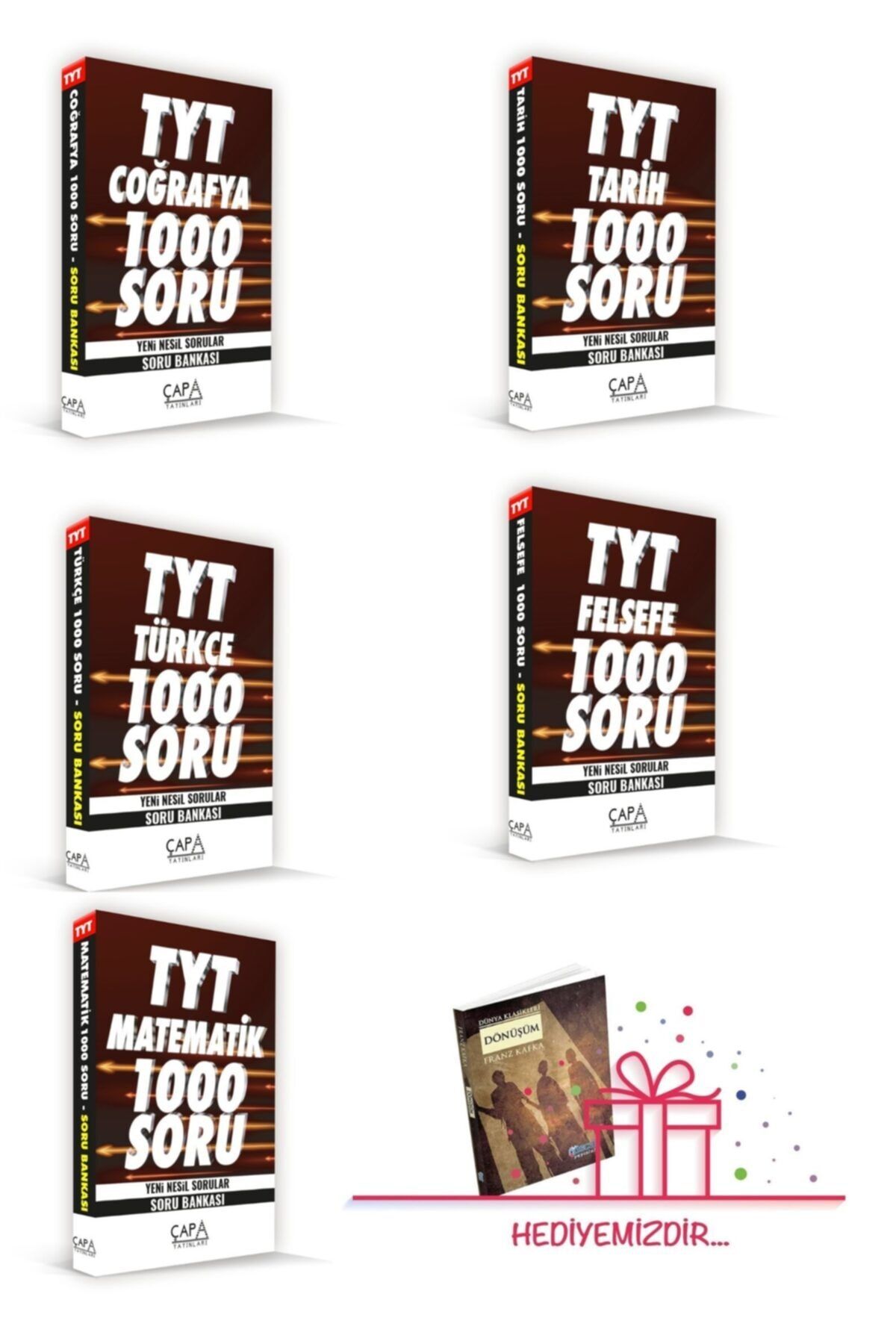 ÇAPA YAYINLARI Tyt Eşit Ağırlık Soru Seti (5 Kitap) +(deneme Hediye)