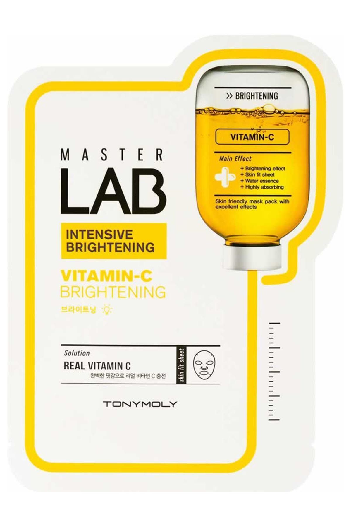 TONY MOLY Yüz Maskesi Master LAB Aydınlatıcı C Vitamini Cilt Bakımı 19gr