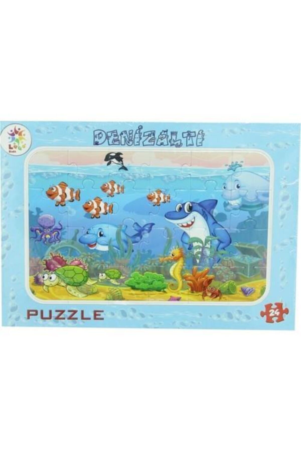 LAÇO Deniz Canlıları 24 Parça Puzzle