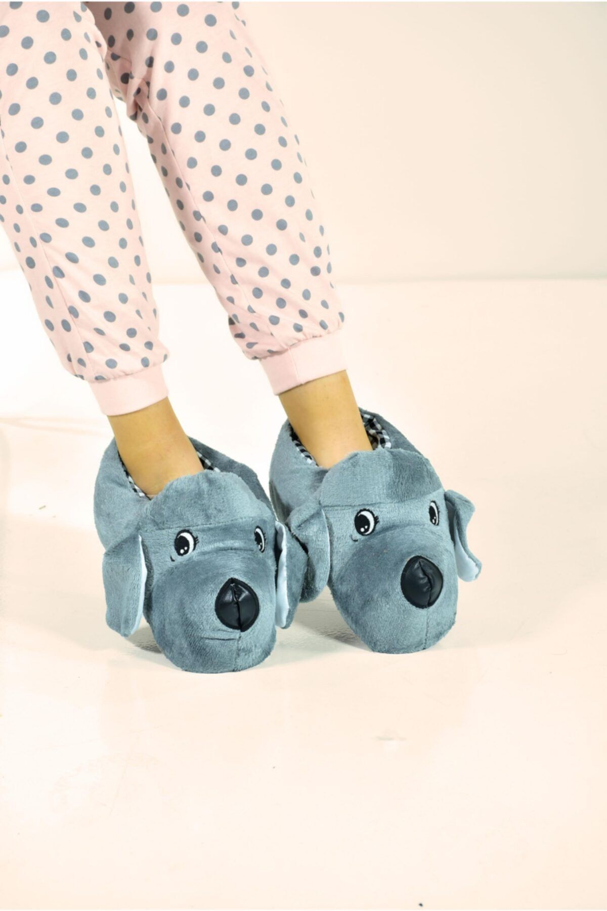 ODESA AYAKKABI MARKET Hayvanlı Kışlık Unisex Panduf