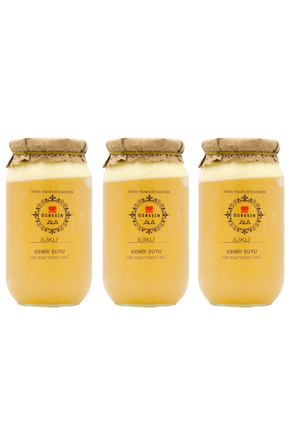 ÖZBESİN Ilikli Kemik Suyu Jöle Kıvamında 720 Ml (3 Adet)